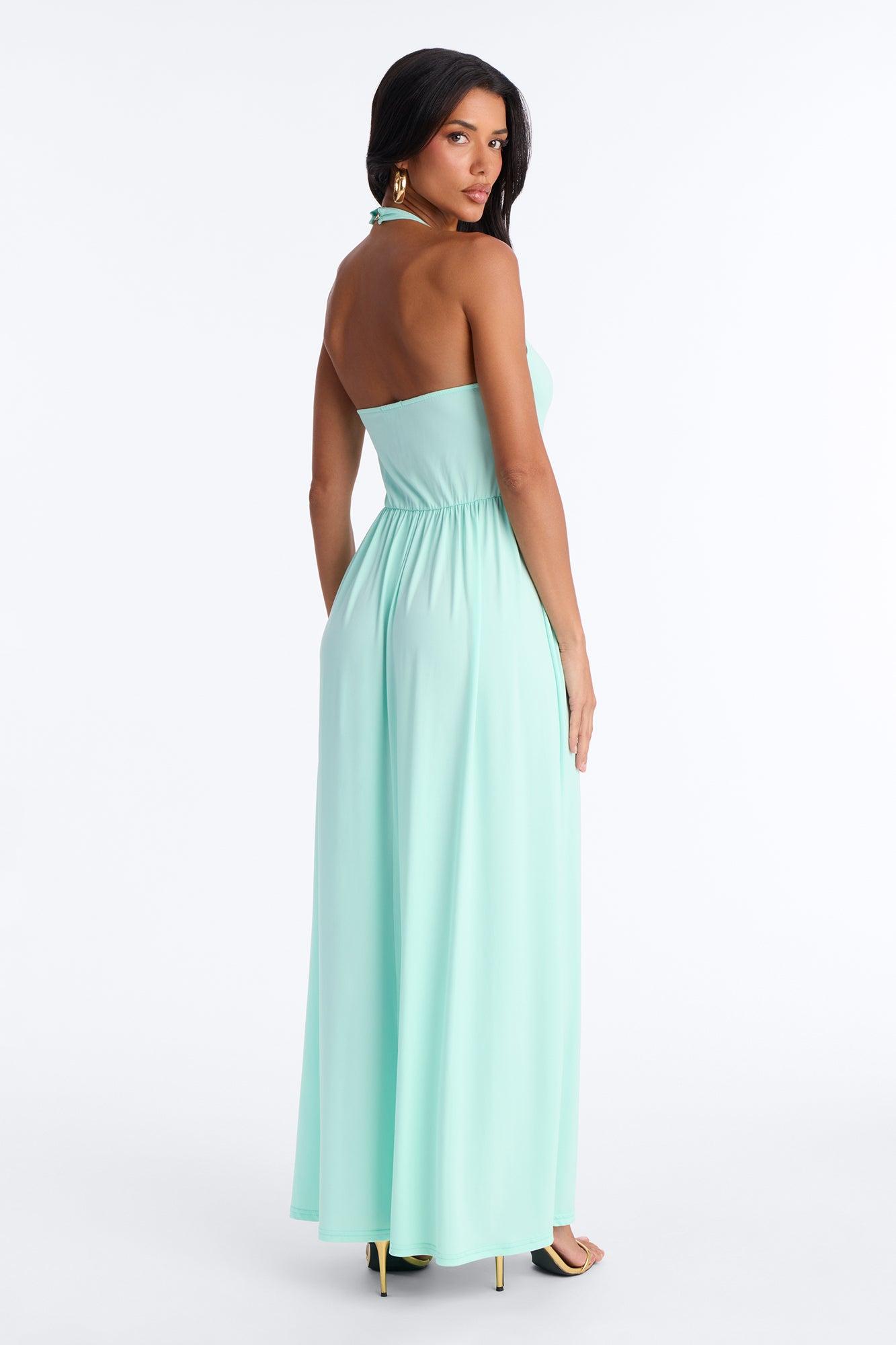 Jayden Halter Hardware Maxi Dress - Aqua Female Product Image