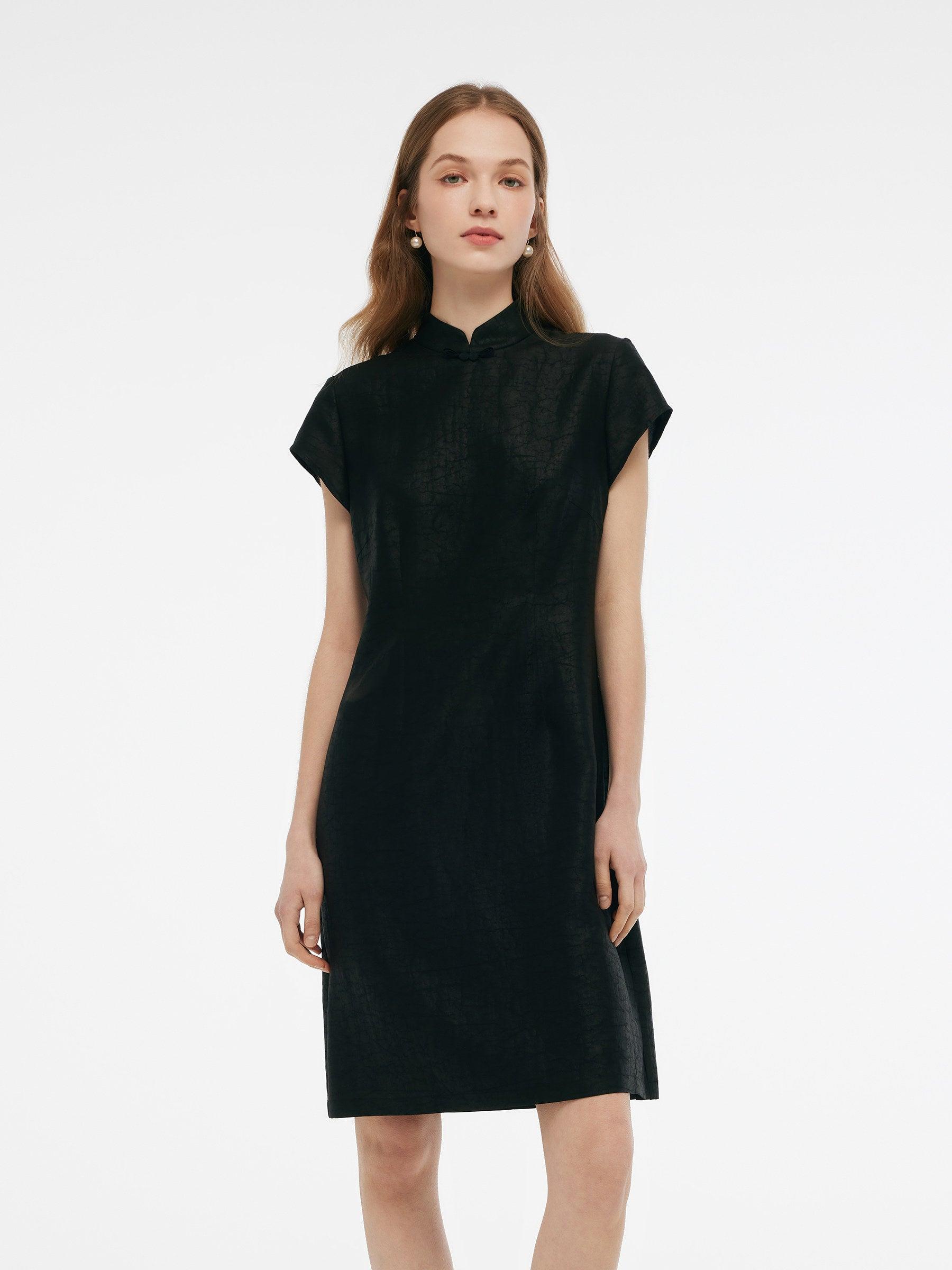 18MM Xiang Yun Silk Women Qipao Mini Dress Product Image