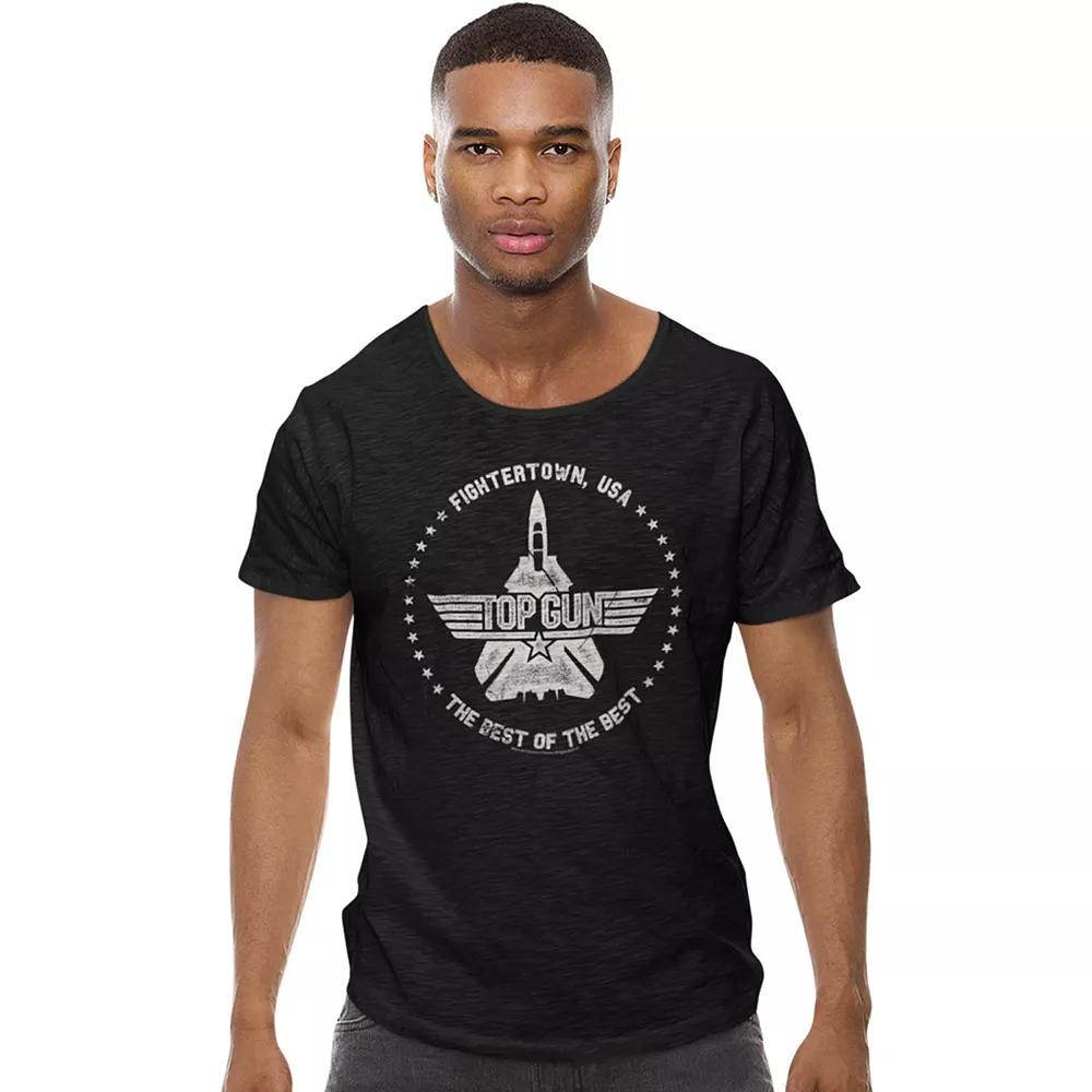 Men's Top Gun Fightertown, USA Tee, Size: XXL, Black Product Image