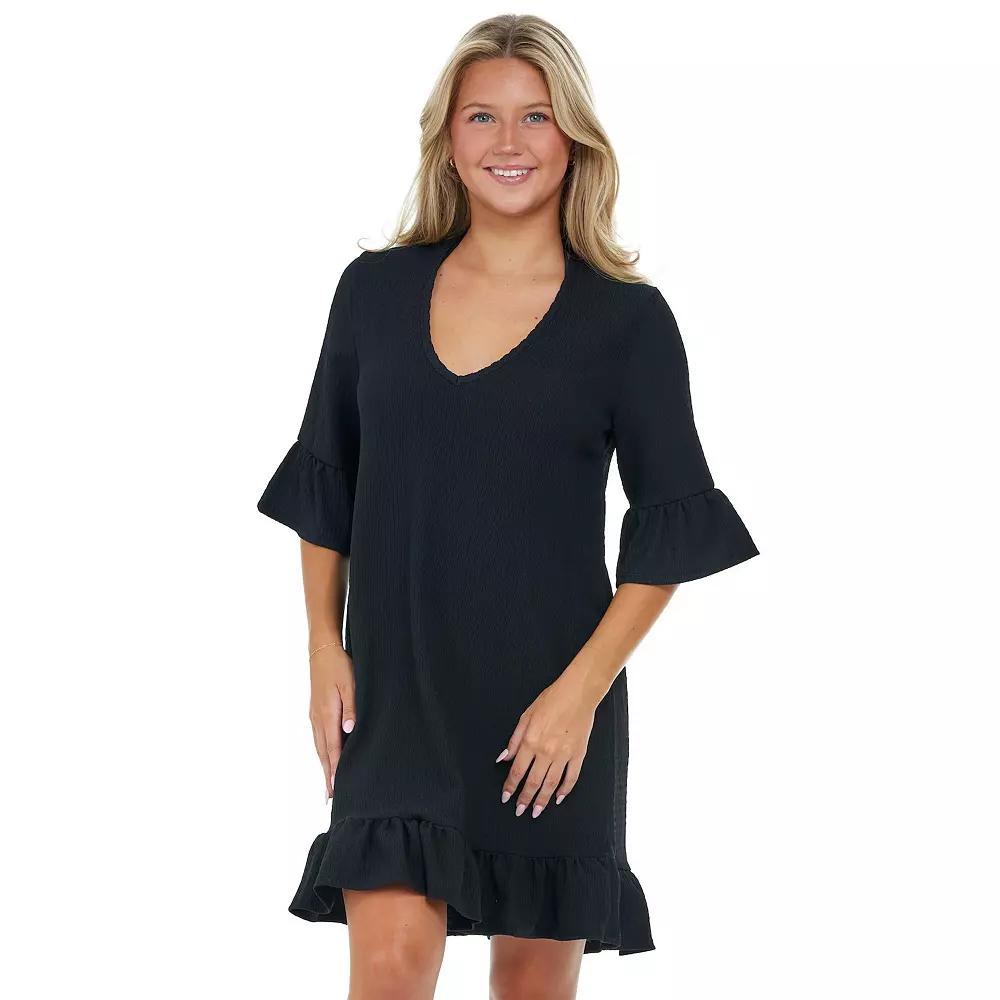 Women's Jordan Taylor Ruffle Swim Cover-Up Dress,  Product Image