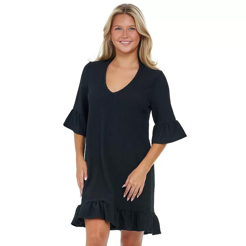 Women's Jordan Taylor Ruffle Swim Cover-Up Dress,  Product Image