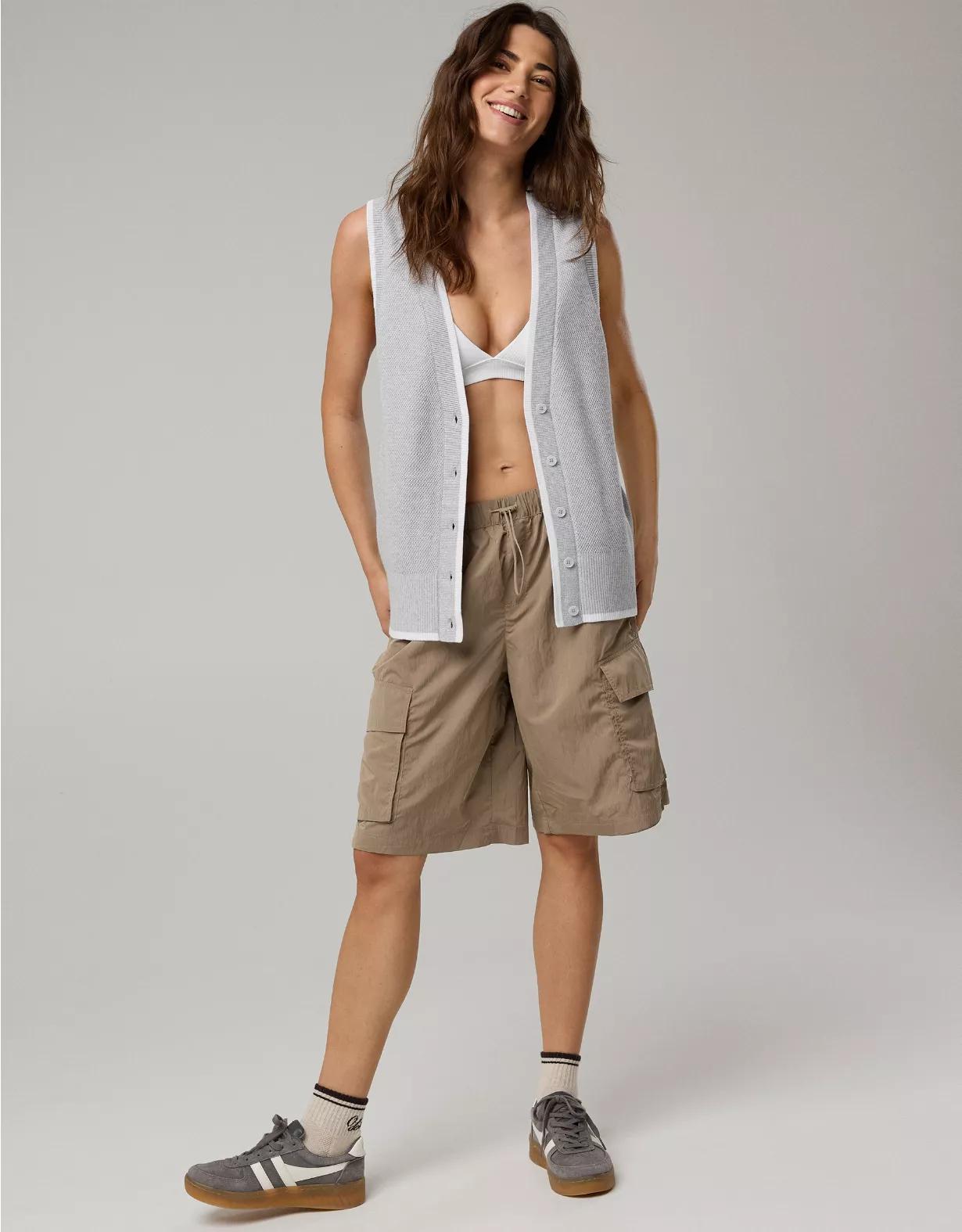 OFFLINE By Aerie Tennis Sweater Vest Cardigan Product Image