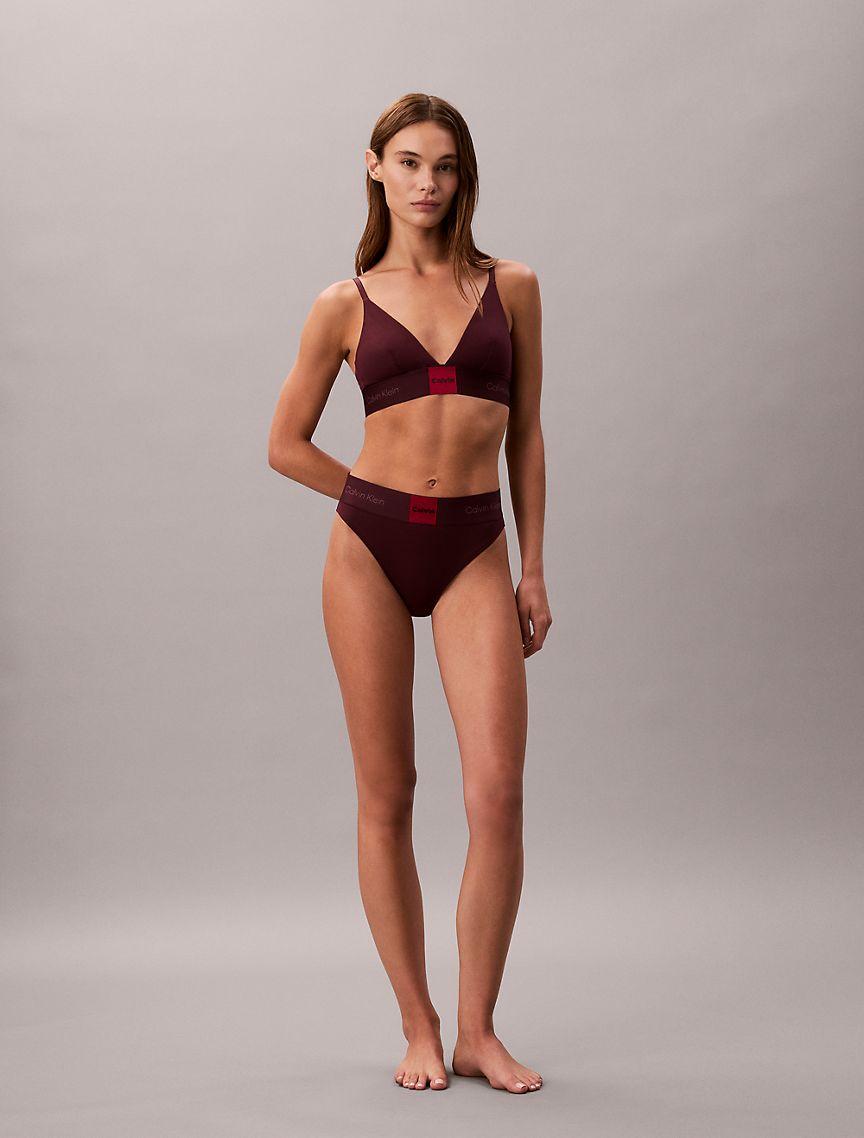 Icon Logo Graphic Unlined Triangle Bralette Product Image