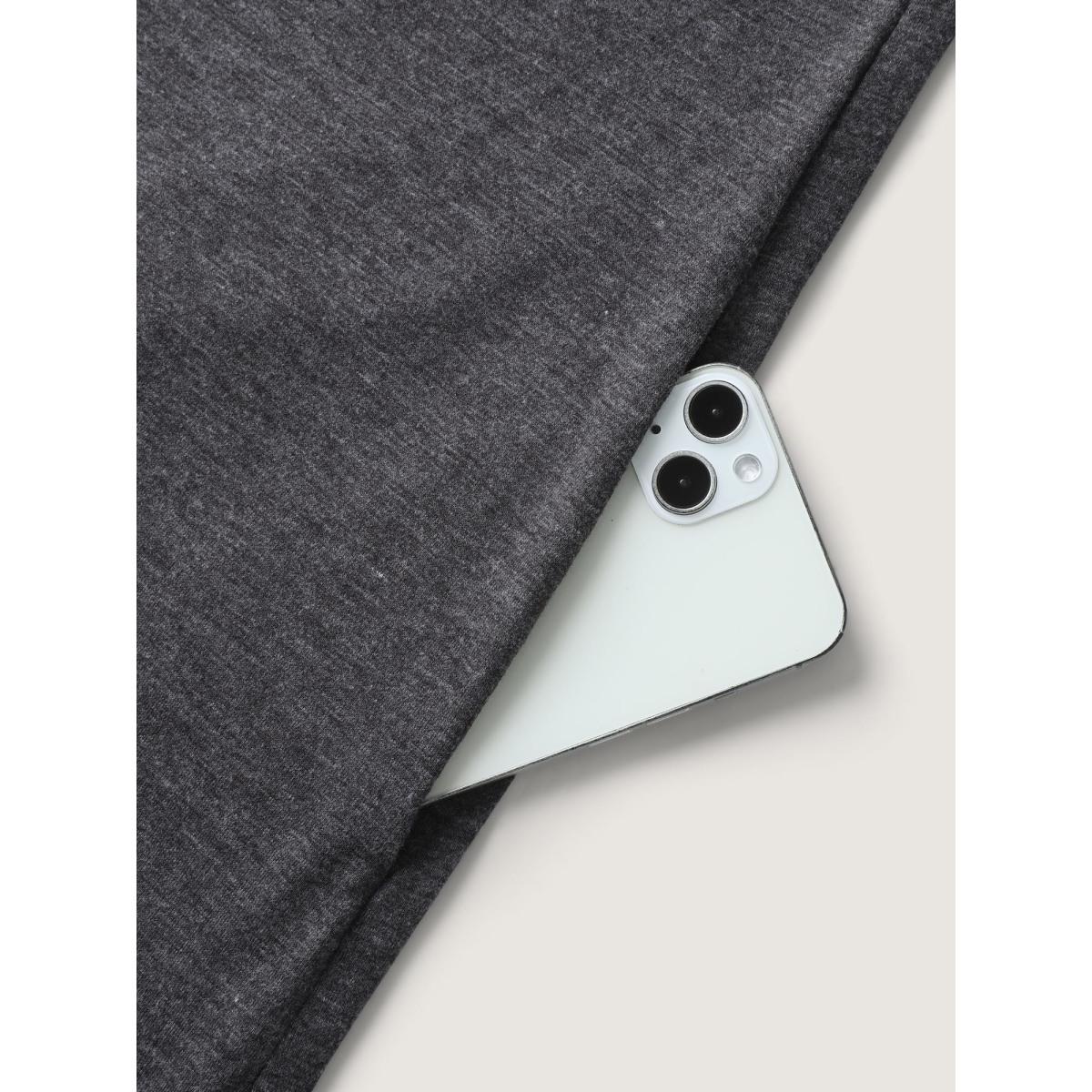 Plus Size DimGray Supersoft Waist-Contouring Wide-Leg Jumpsuit Women Leisure Cap Sleeve Heart neckline Casual Loose Jumpsuits BloomChic 10/M Product Image