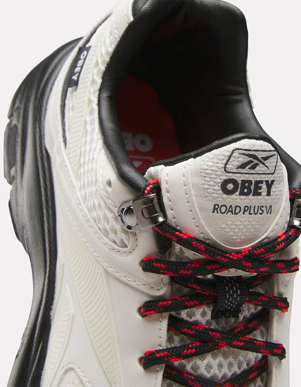 REEBOK x OBEY Premier Road Plus VI Mens Shoes - WHT/BLK Product Image