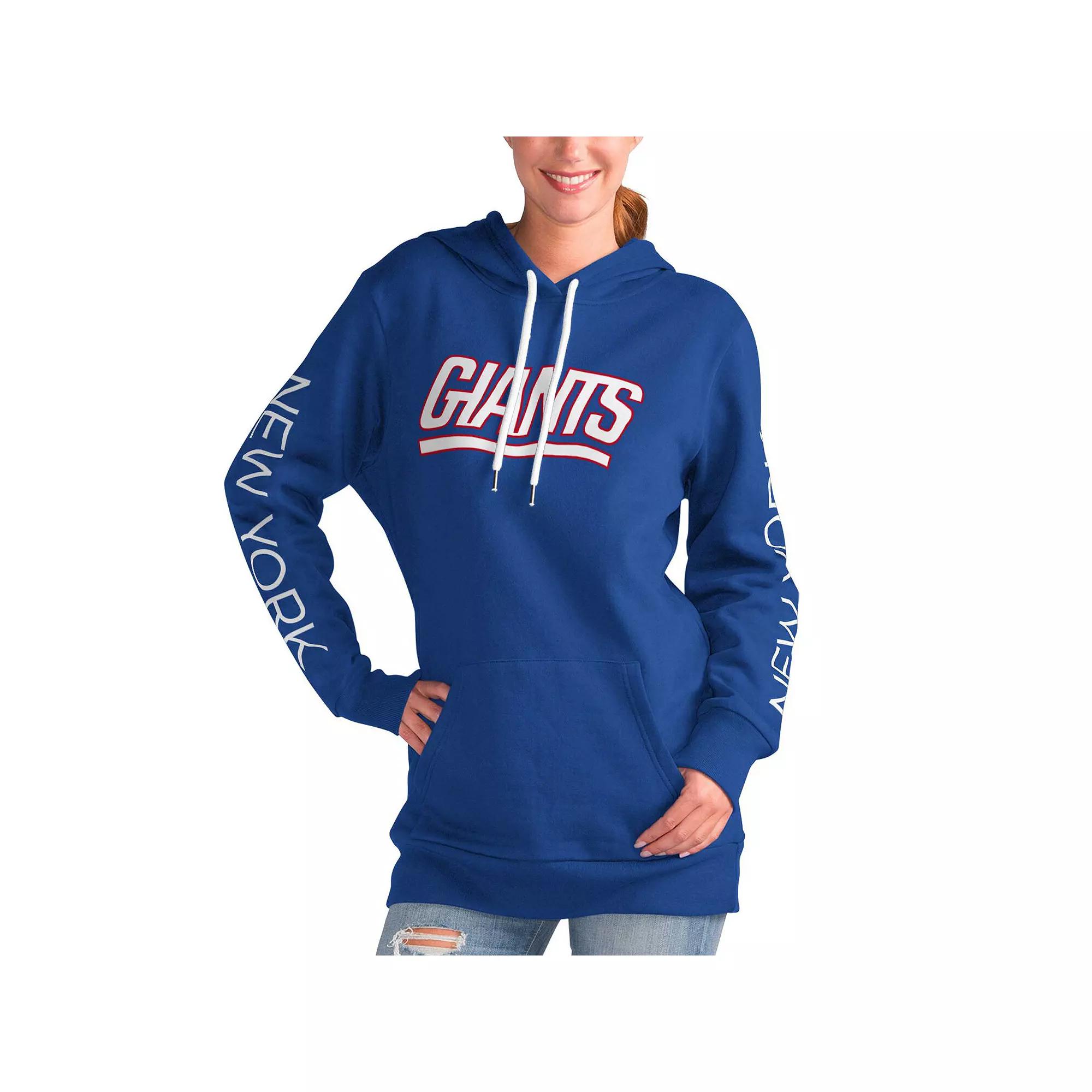 Women's G-III 4Her by Carl Banks Royal New York Giants Extra Inning Pullover Hoodie,  Product Image