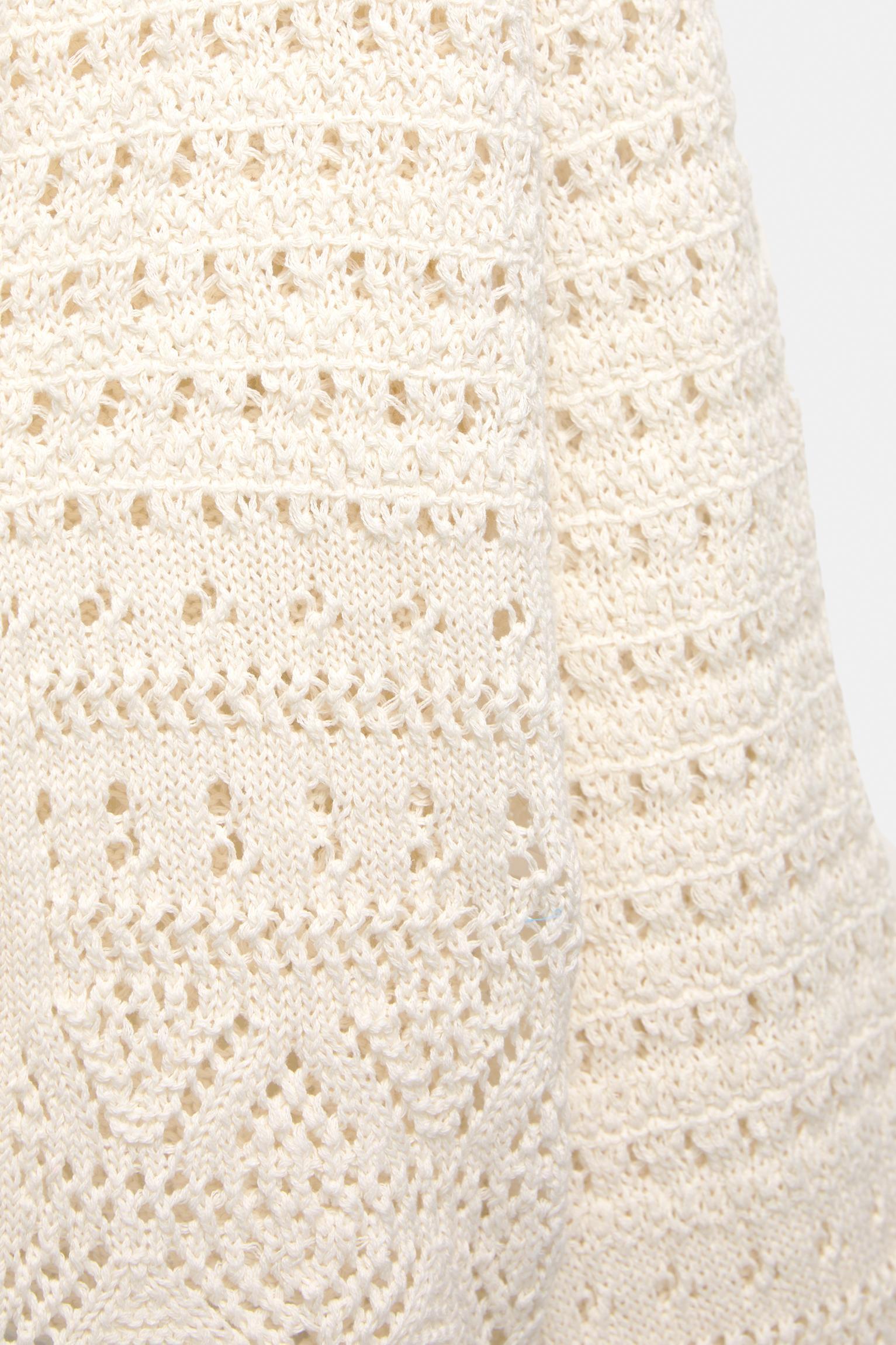 Crochet cardigan with bows Product Image