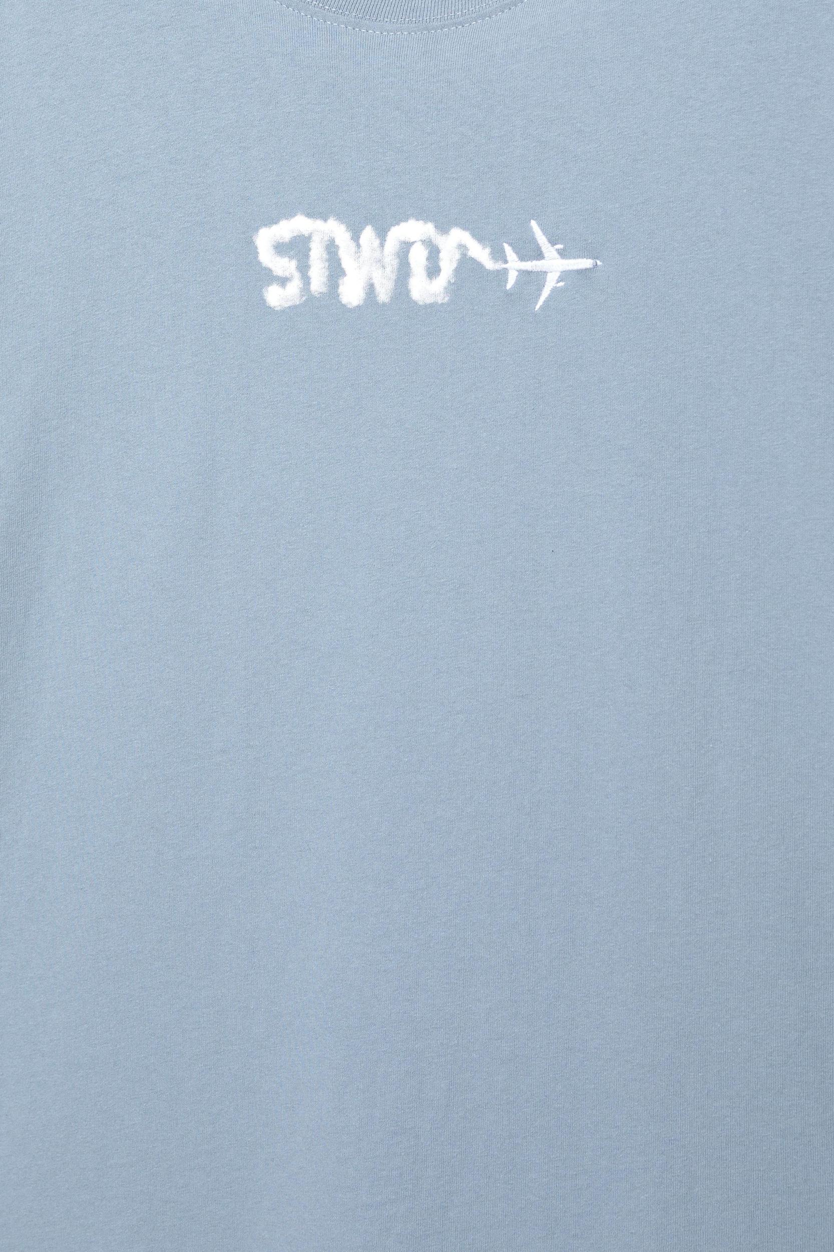 STWD T-shirt with plane cloud print Product Image