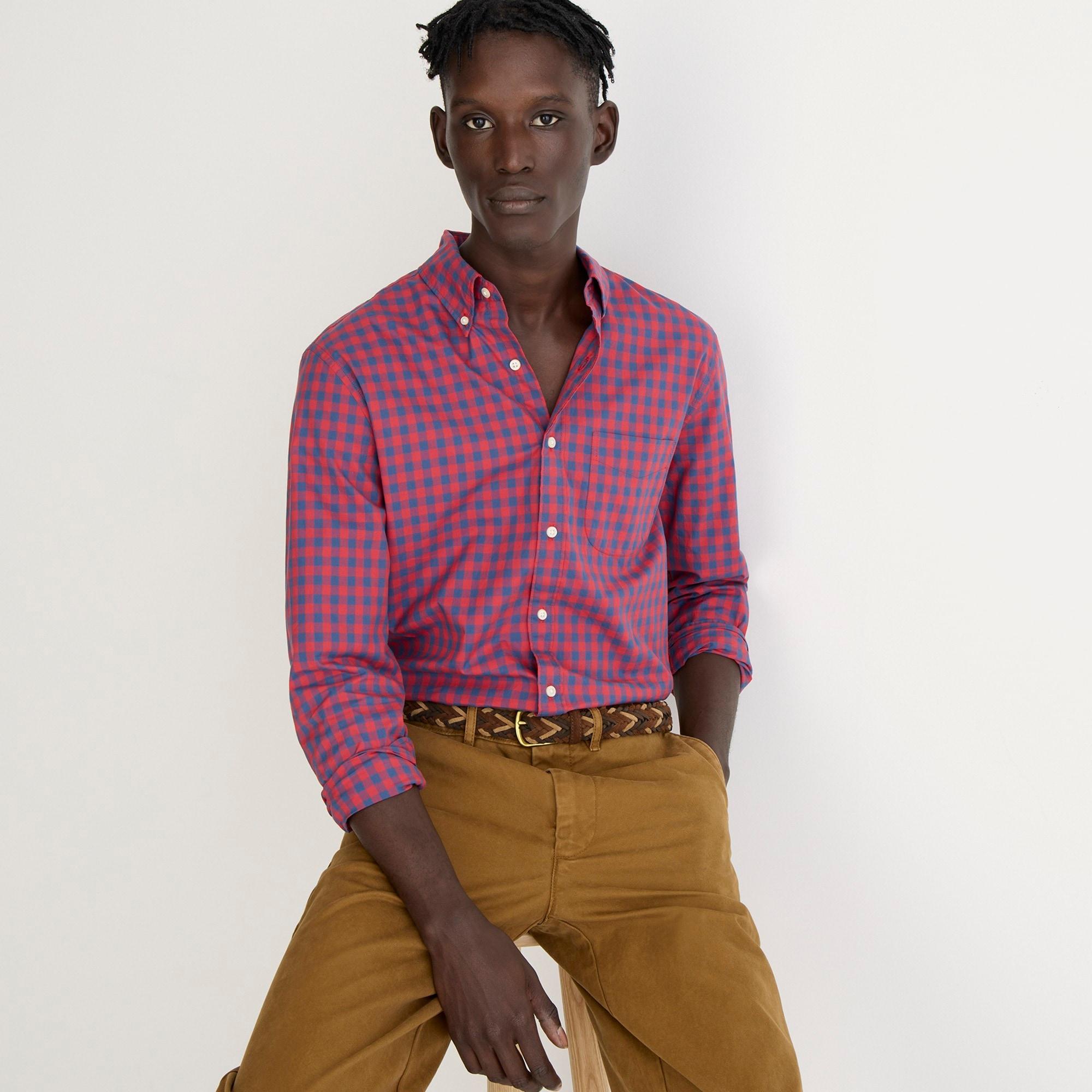 Relaxed Secret Wash cotton poplin shirt Product Image