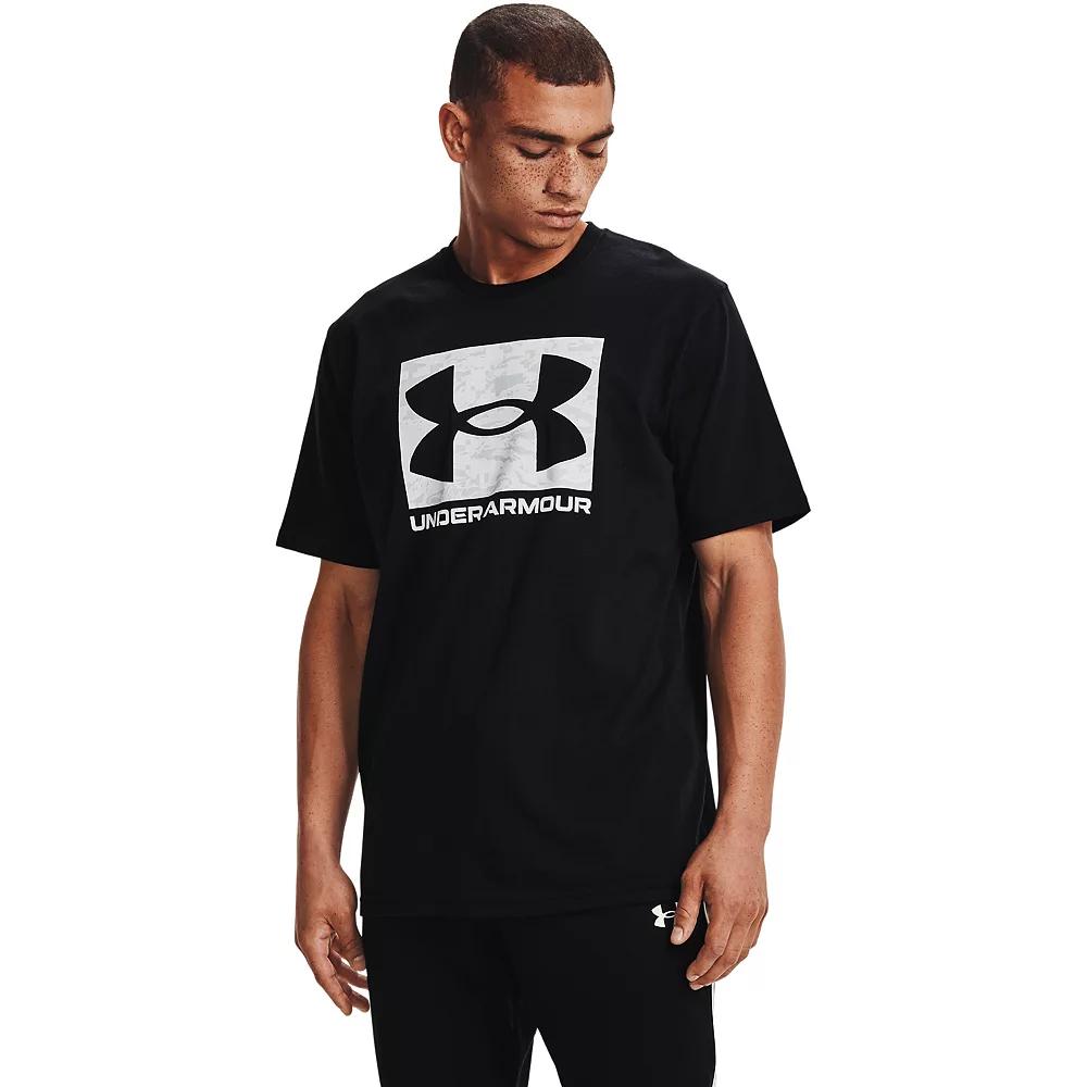 Big & Tall Under Armour Camo Boxed Logo Tee, Men's,  Product Image