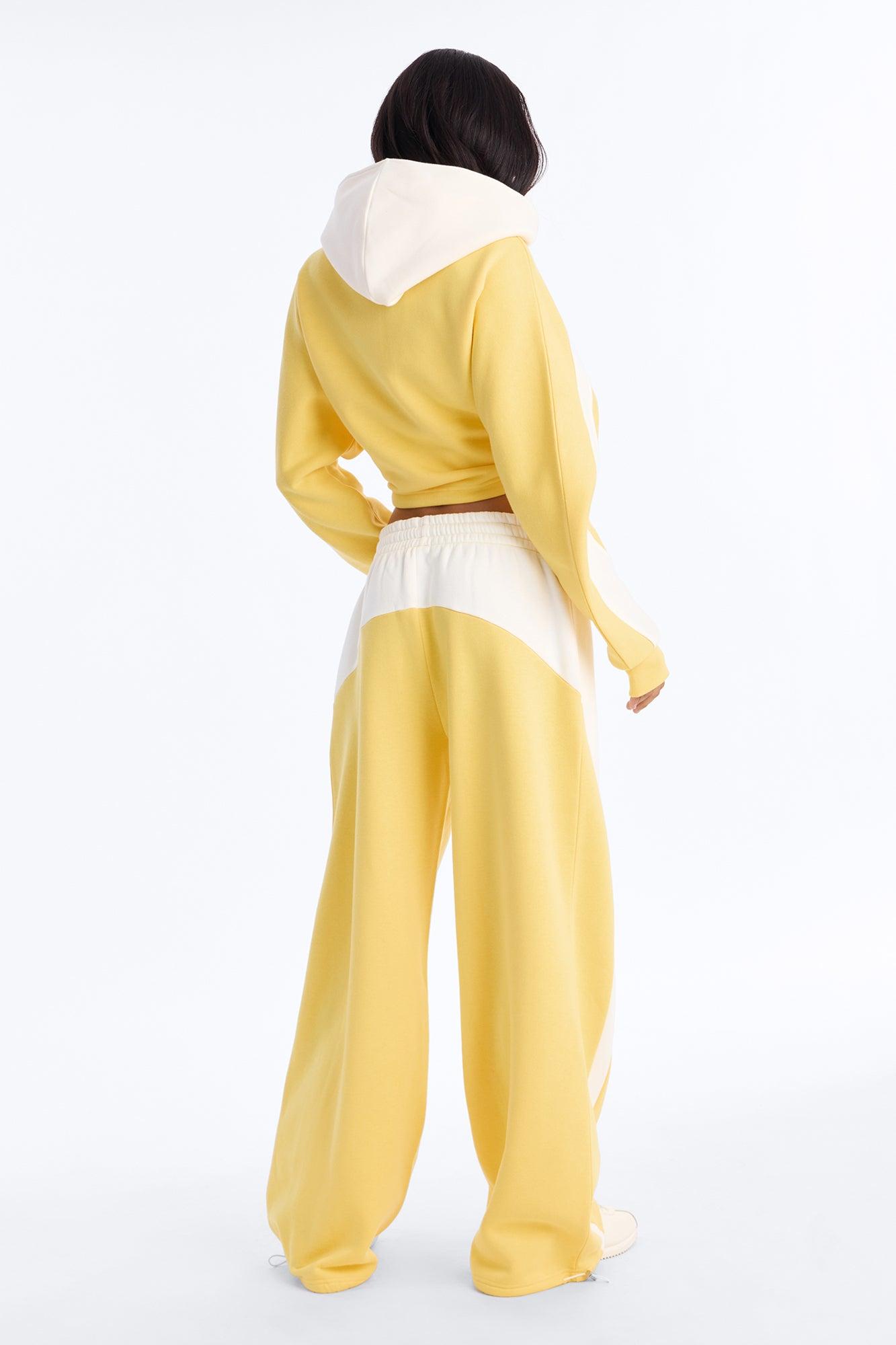 Comfort Coded Fleece Lounge Pant - Yellow Female Product Image
