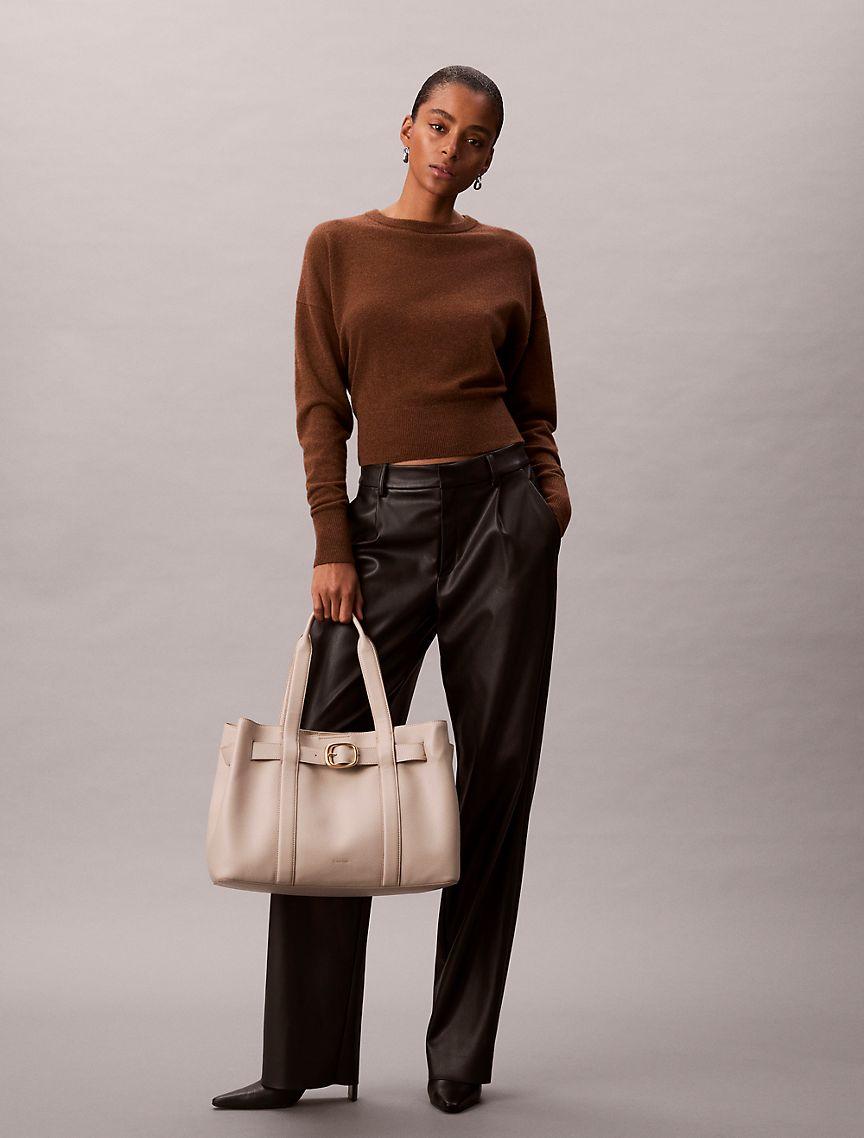 Belted Tote Bag Product Image