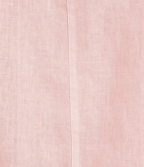 Tommy Bahama Coastalina Solid Linen Plain Weave V-Neck Sleeveless Tassel Tie Tank Product Image