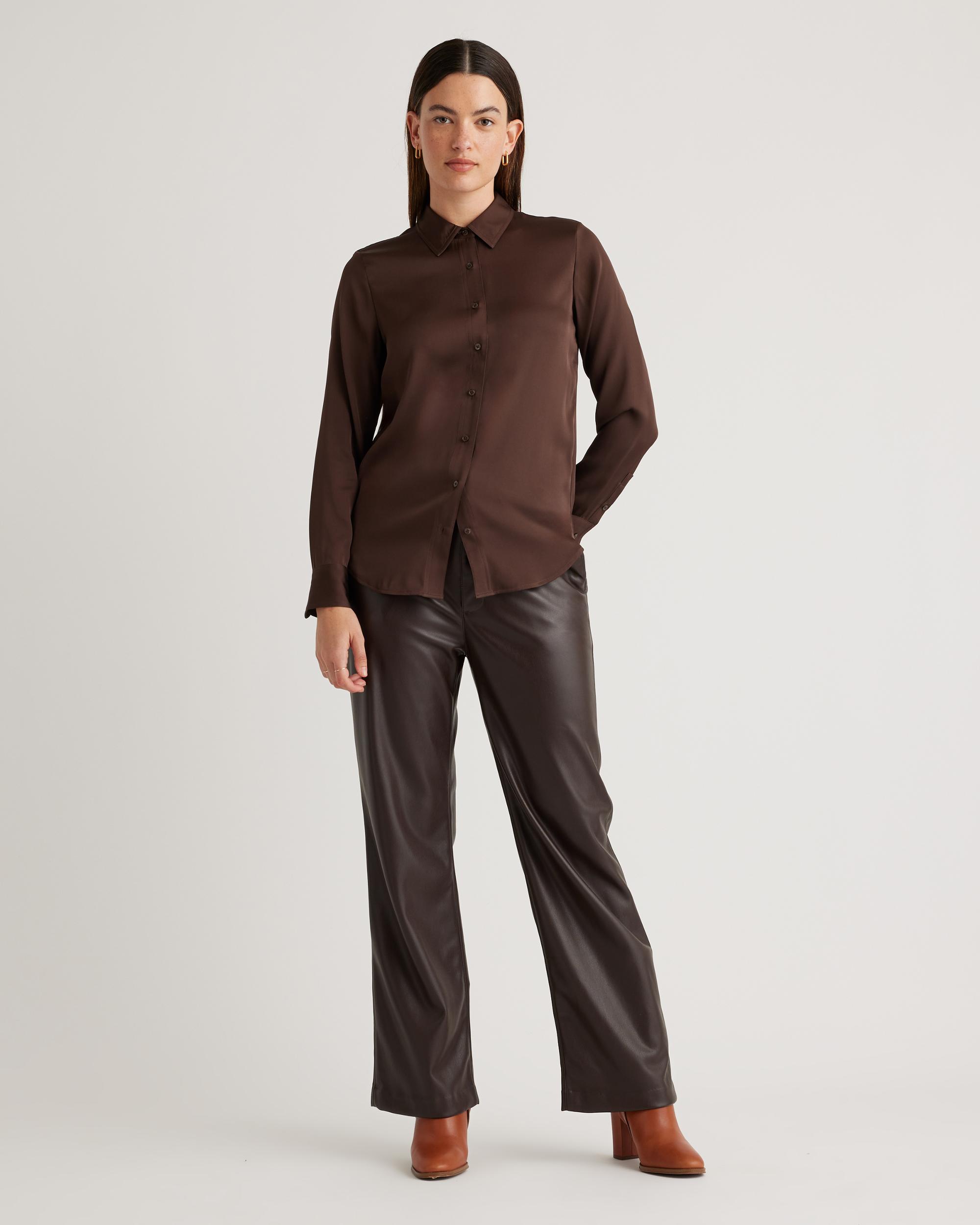 Quince | Women's Washable Stretch Silk Blouse Product Image