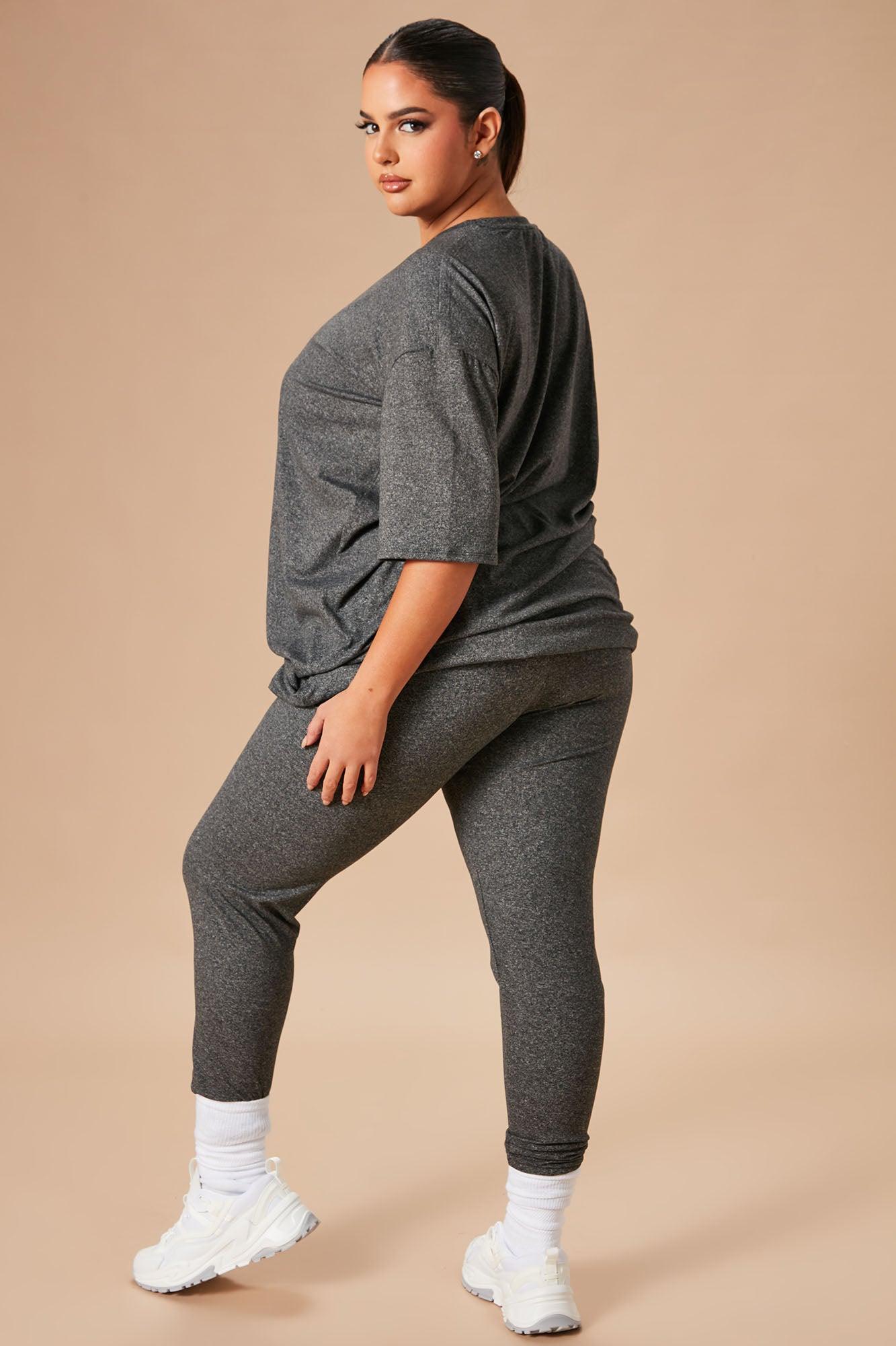 Weekend Vibes Legging Set - Charcoal Product Image