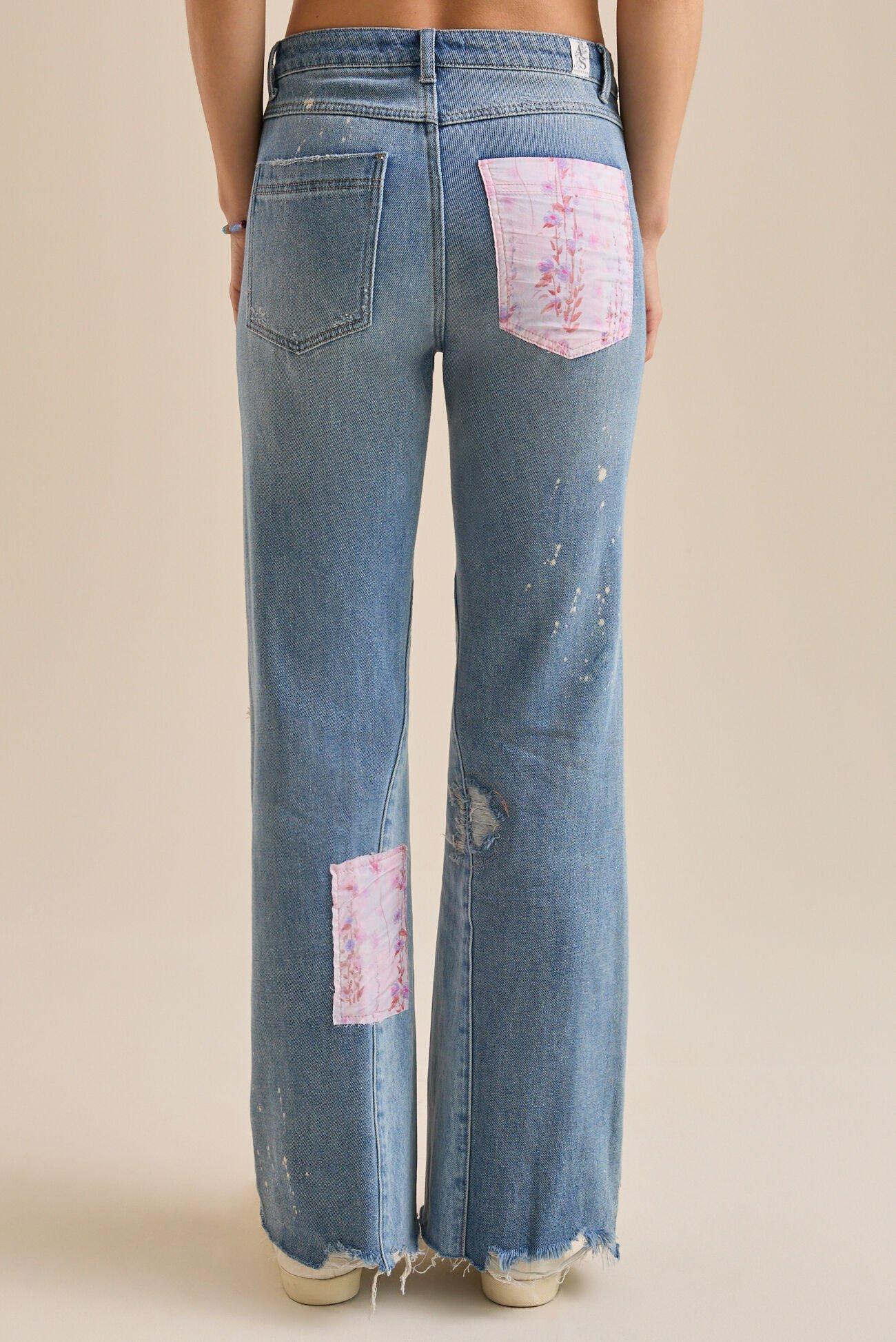 Eloise Patchwork Jeans Product Image