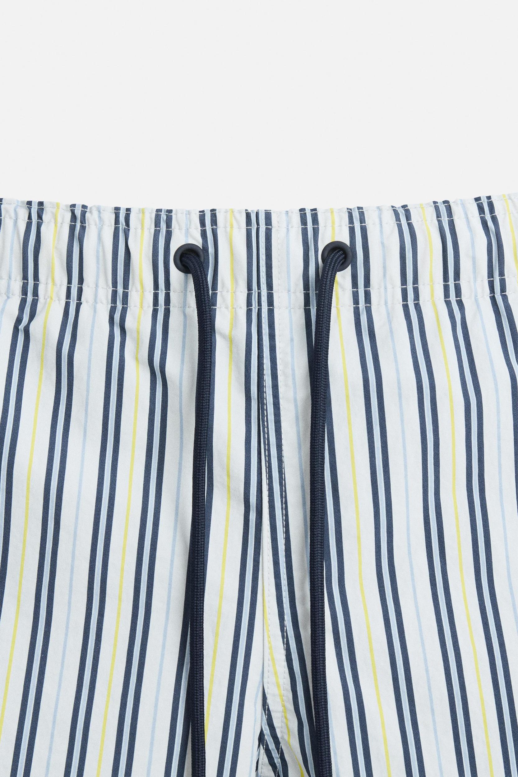 STRIPED MID-LENGTH SWIMSUIT Product Image