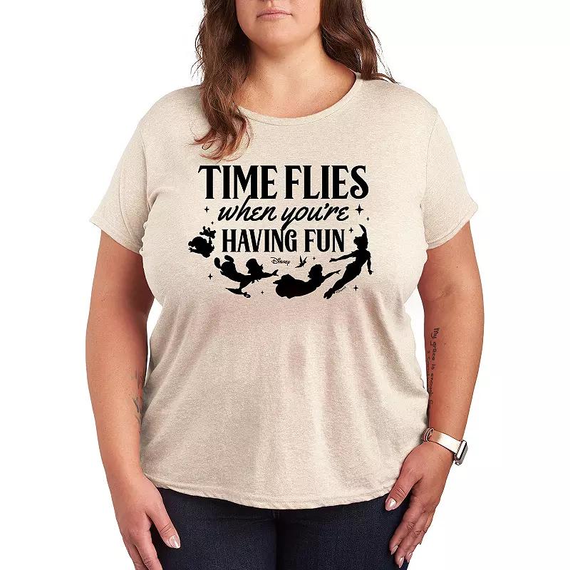 Disney's Peter Pan Plus Time Flies Graphic Tee, Women's,  Product Image
