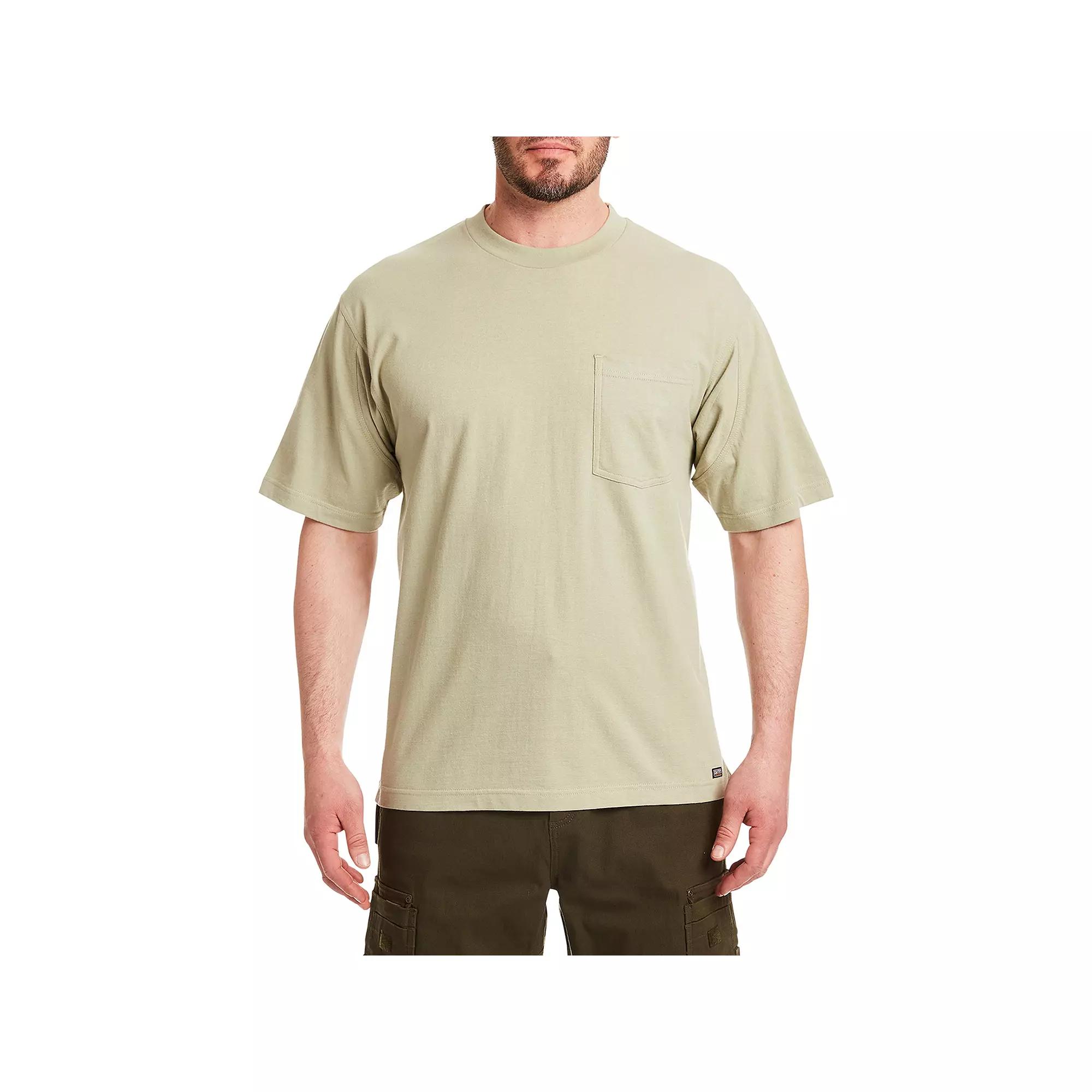 Men's Smith's Workwear Extended-Tail Cotton Crewneck Tee,  Product Image