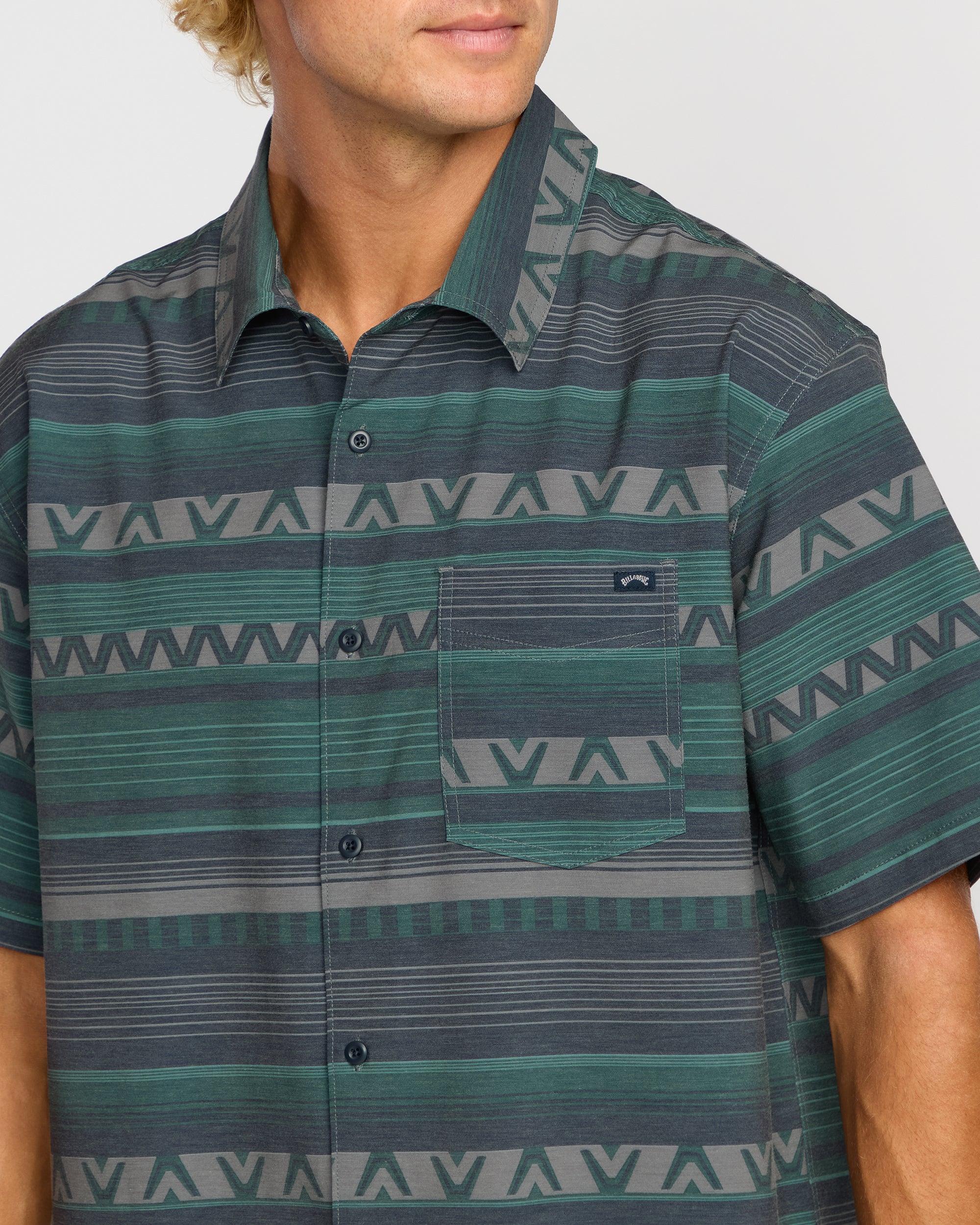 Surftrek Transit Short Sleeve Shirt - Navy Male Product Image