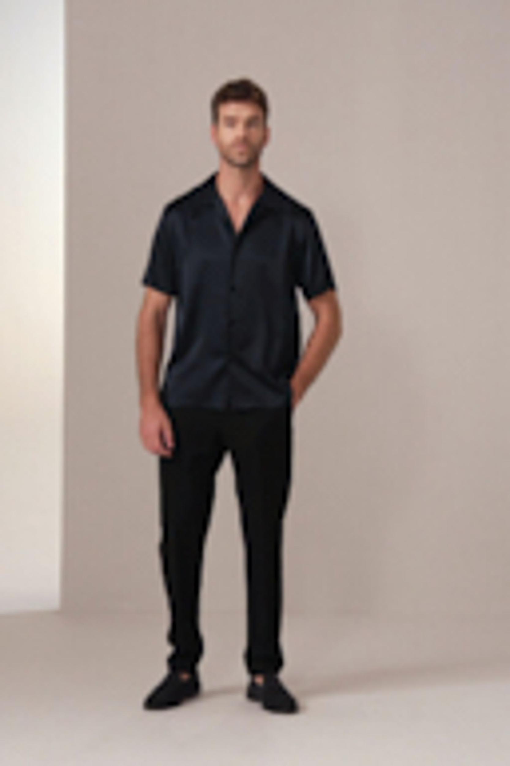Men's Silk Camp Shirt Product Image