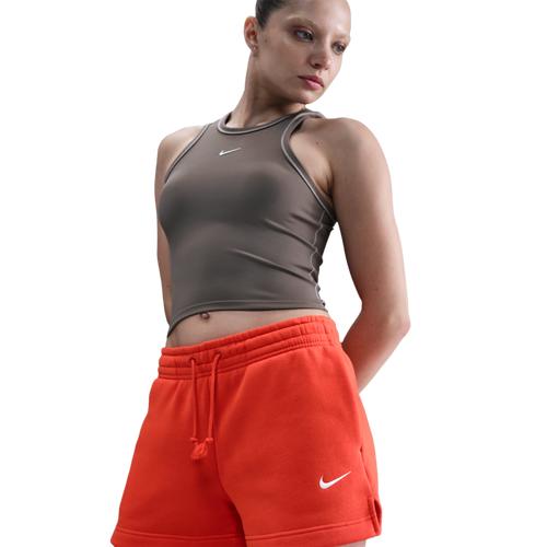 Womens Nike Sportswear Phoenix Fleece Mid-Rise 4 Shorts | IH2108-633 Product Image
