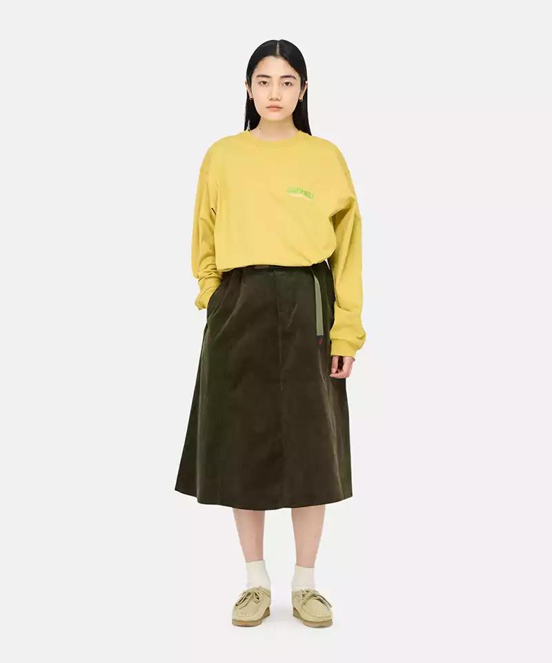 Paneled Midi Skirt Female Product Image