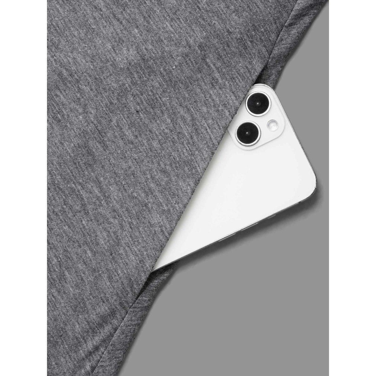 Plus Size Gathered Button Detail Plain Knit Dress DimGray Women Casual Gathered Knit Dresses Bloomchic 26/4X Product Image