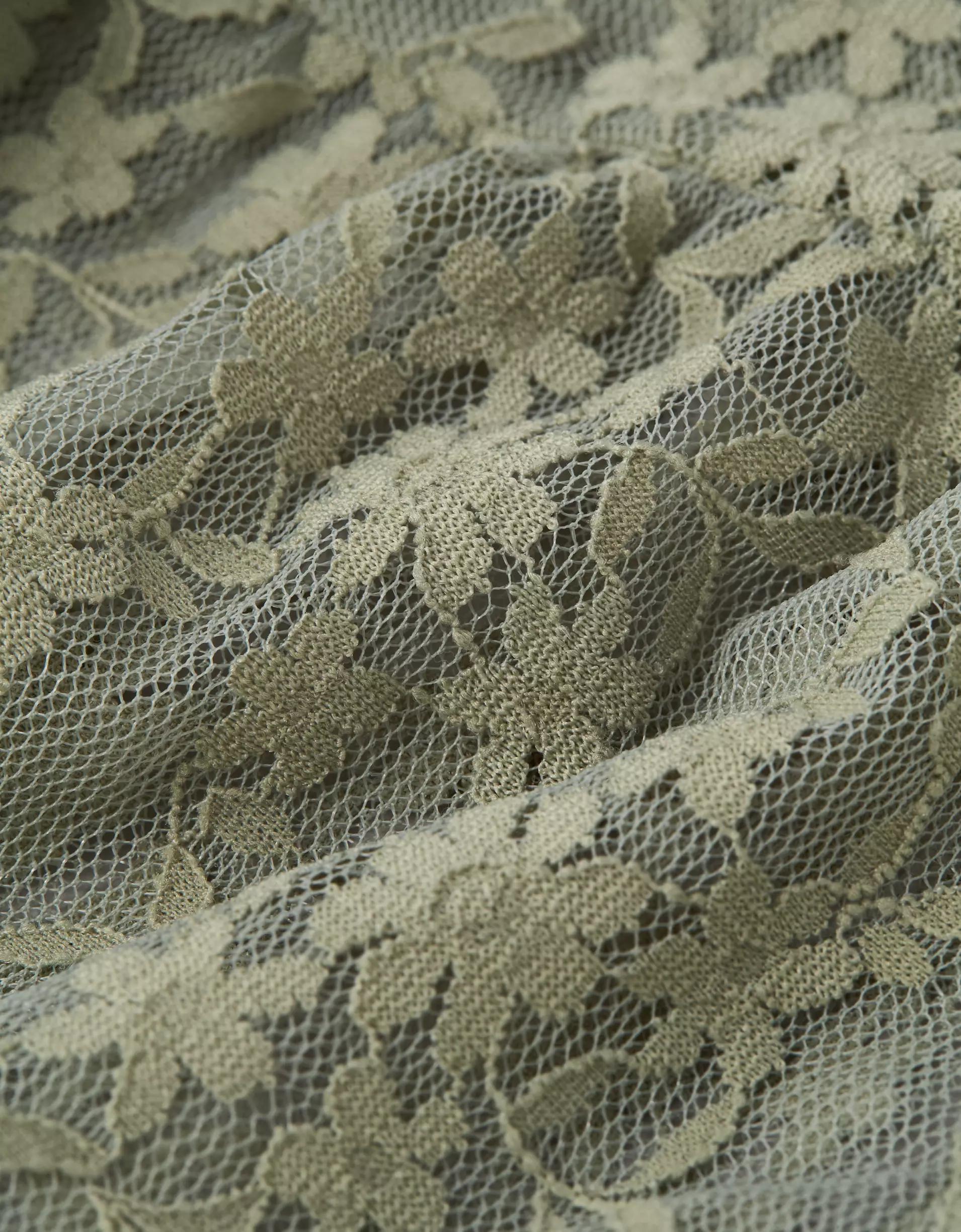 AE Lace Button-Up Vest Product Image