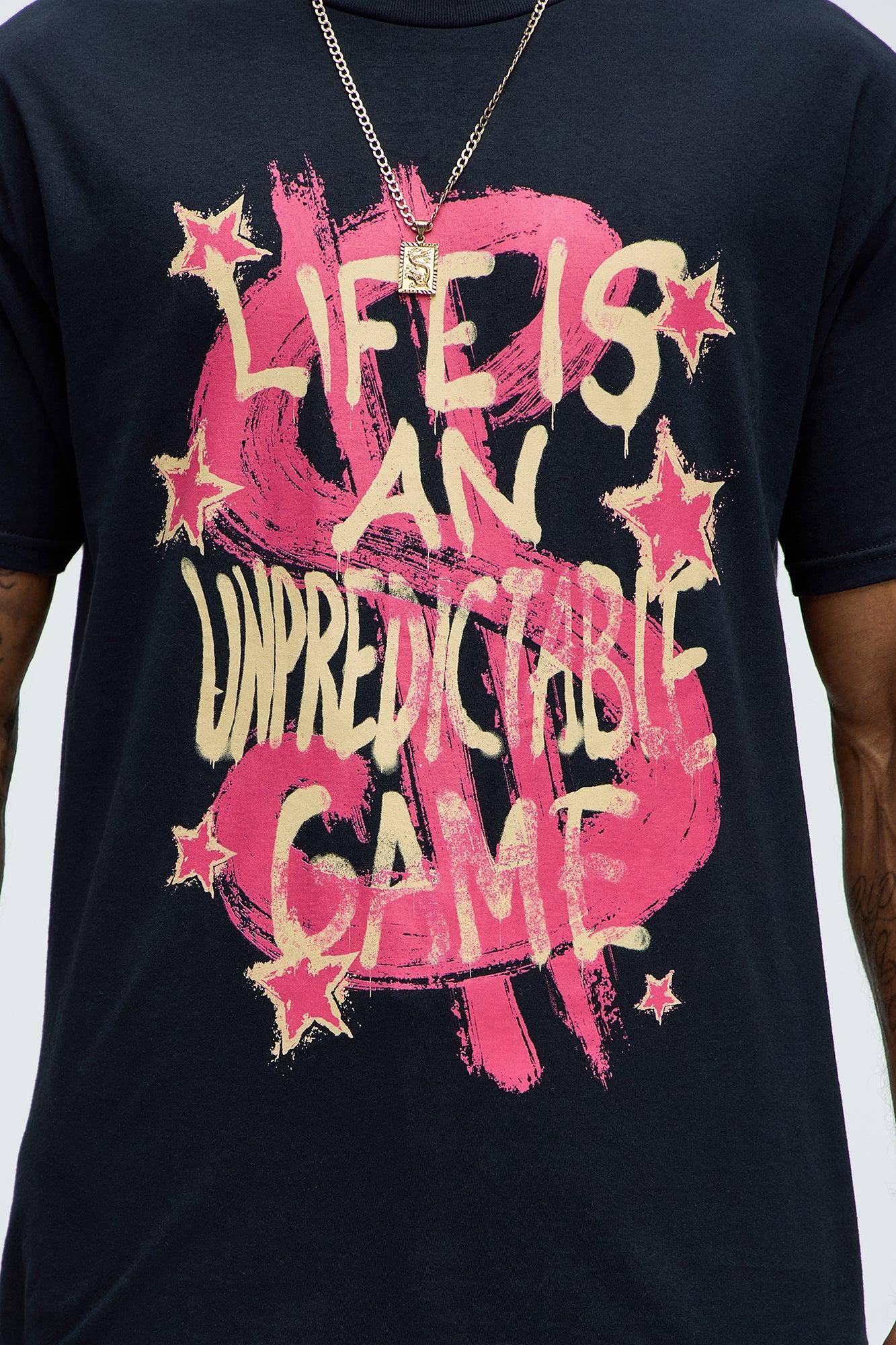 Money Talks A Big Game Short Sleeve Tee - Black Product Image