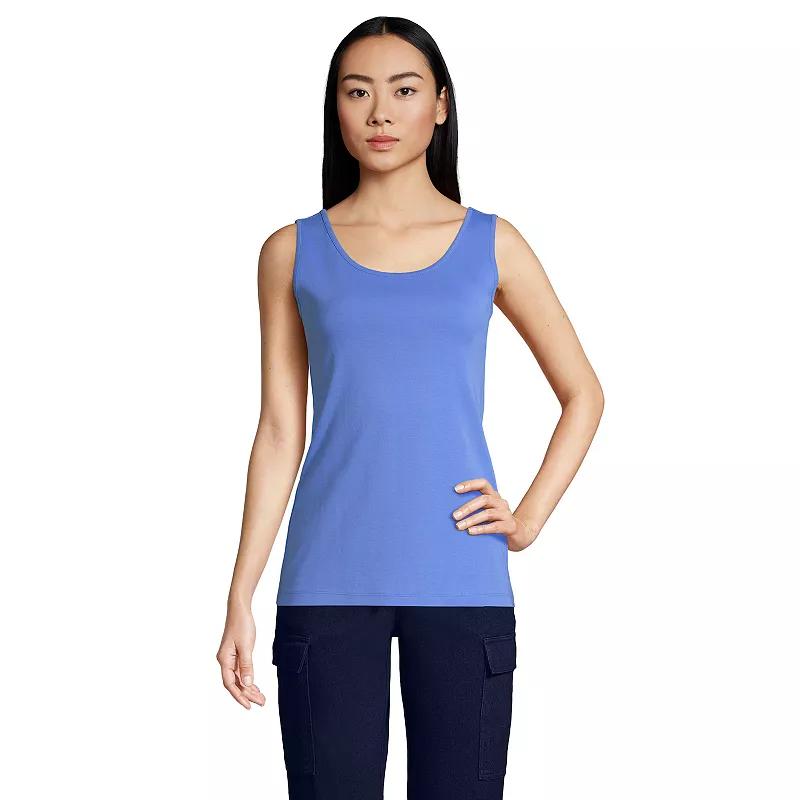 Women's Lands' End Cotton Tank Top,  Product Image