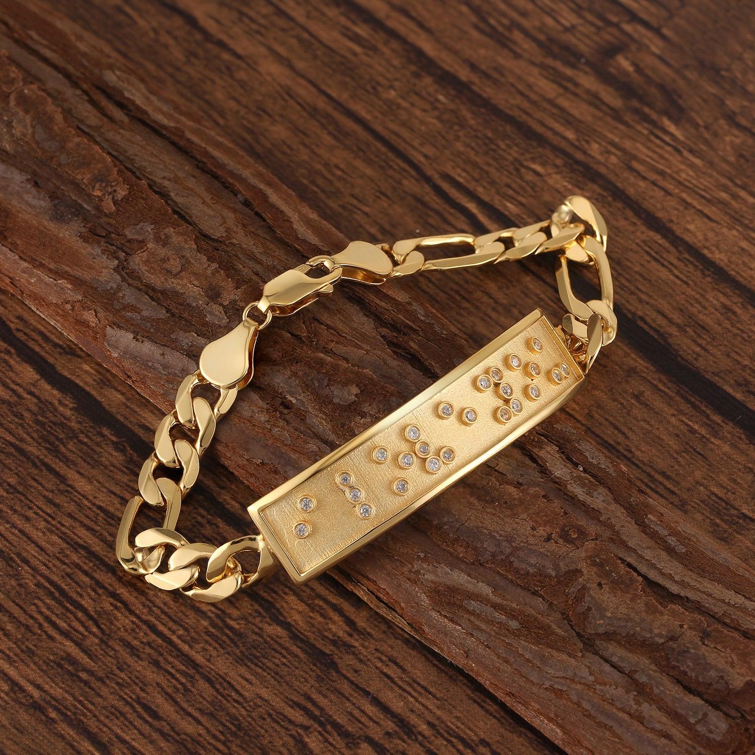 Touchstone I Love You ID Link Bracelet in Silver Product Image