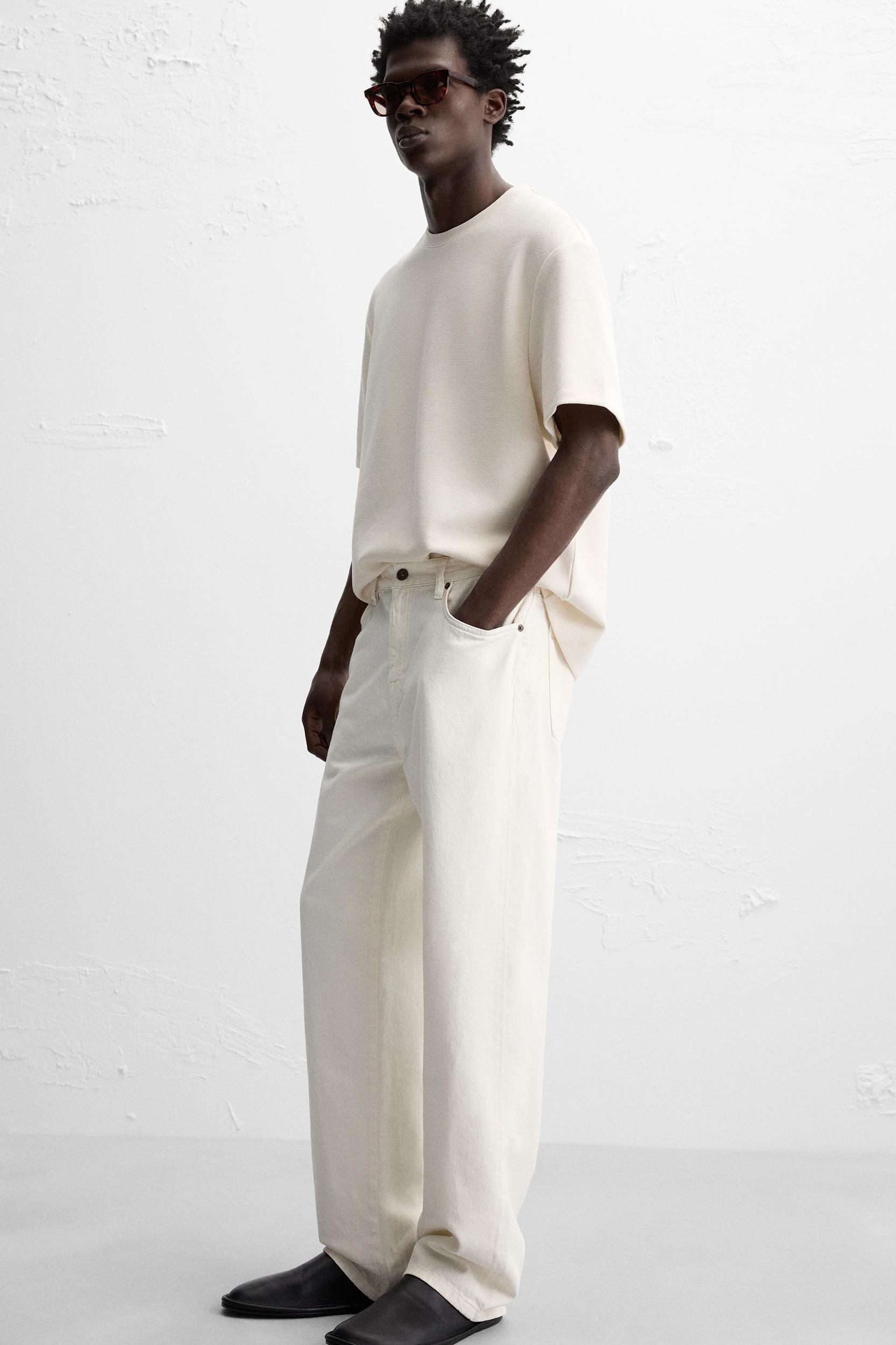 STRAIGHT FIT COTTON-HEMP JEANS Product Image