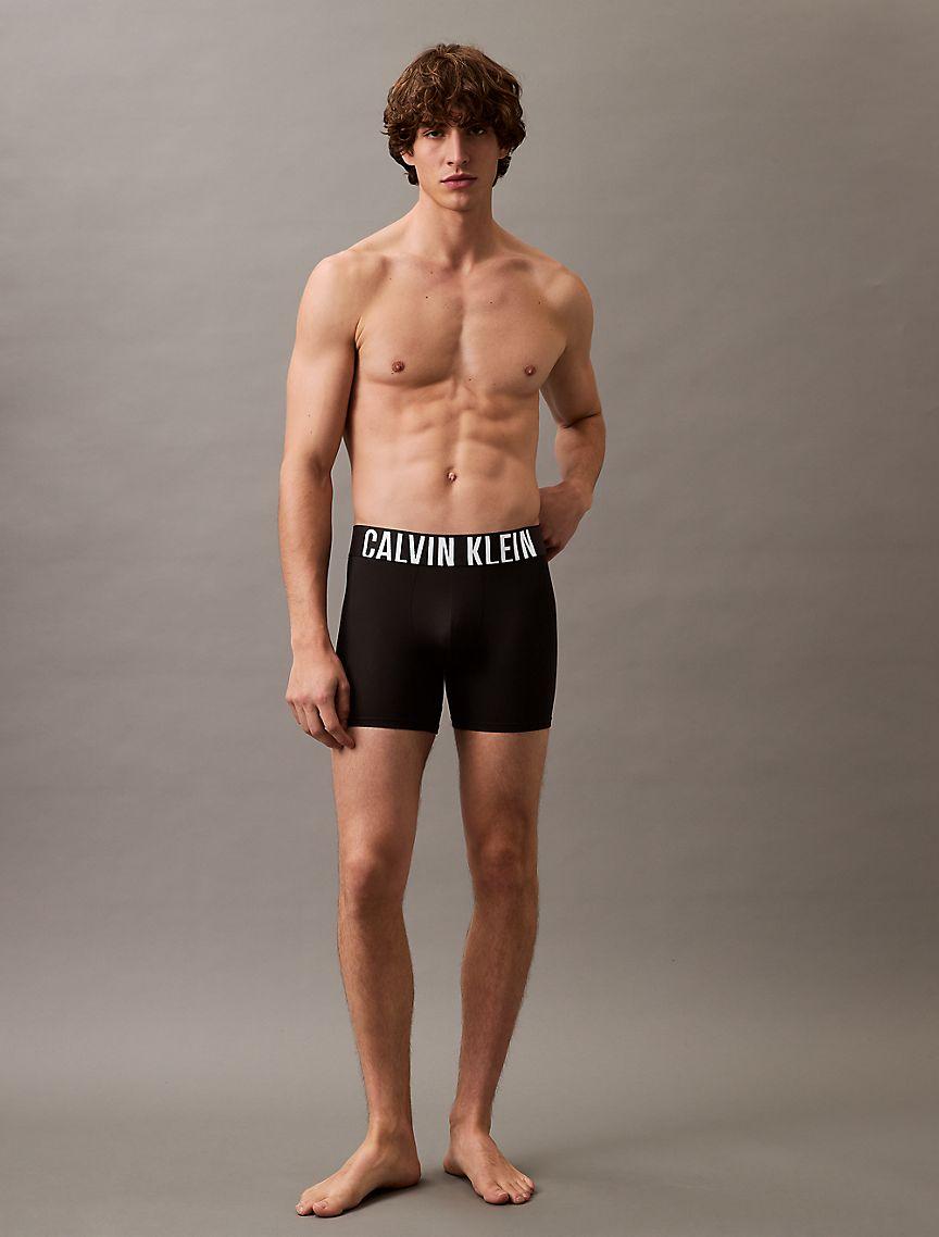 Calvin Klein Mens Intense Power Micro 3-Pack Boxer Brief - Blue Product Image