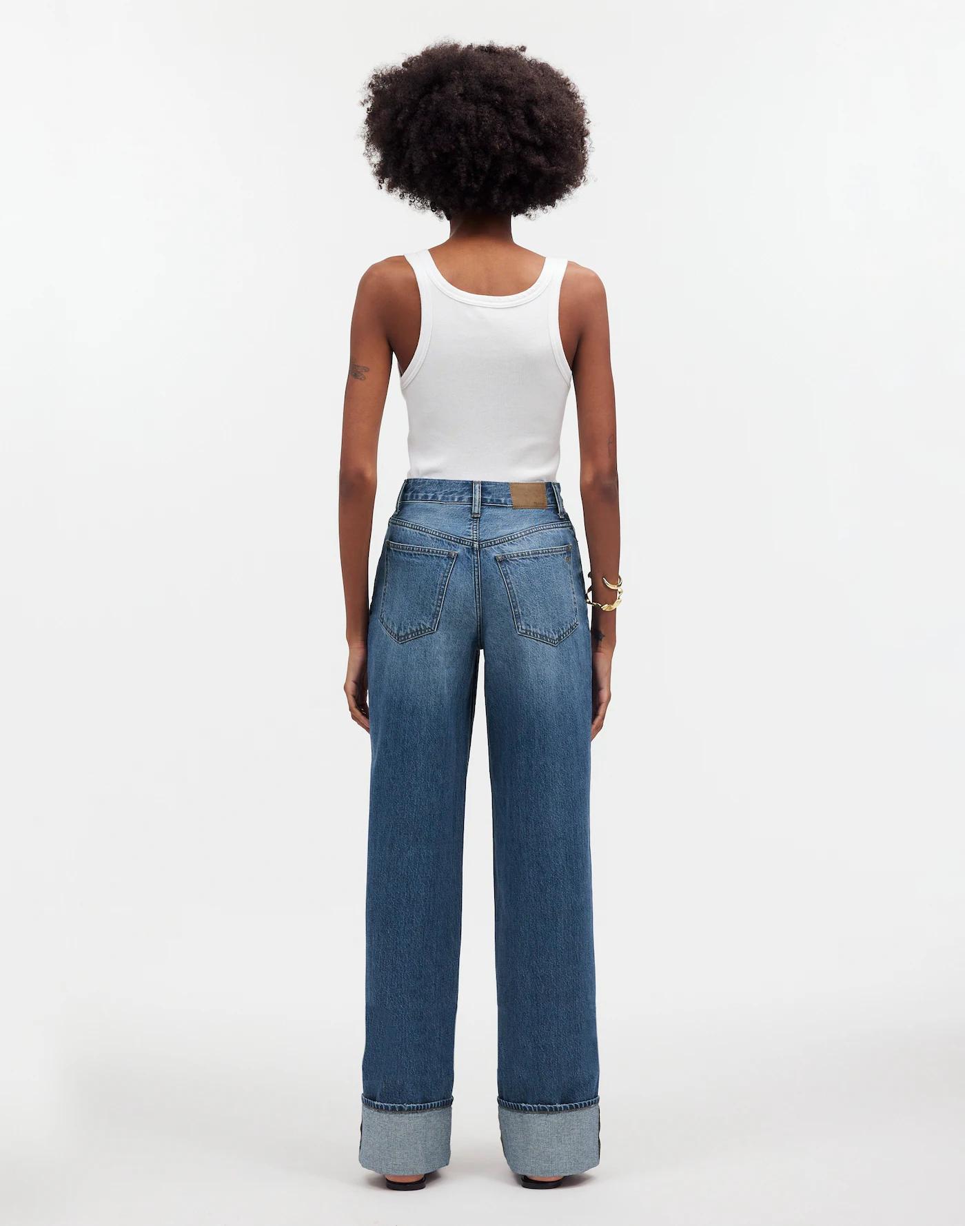 Superwide-Leg Jeans in Fannin Wash Product Image