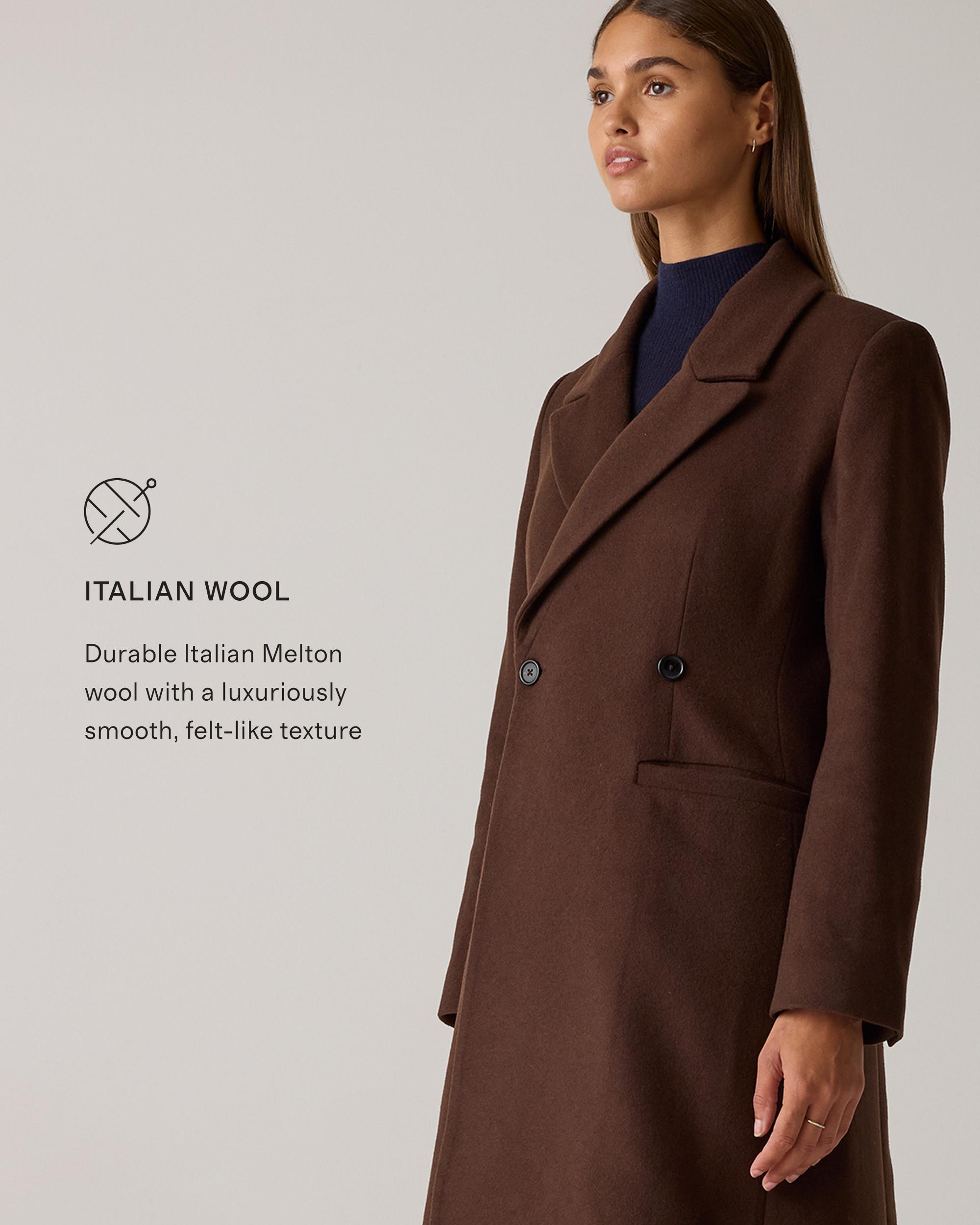 Quince | Women's Italian Wool Tailored Coat Size XL, Wool/Nylon Product Image