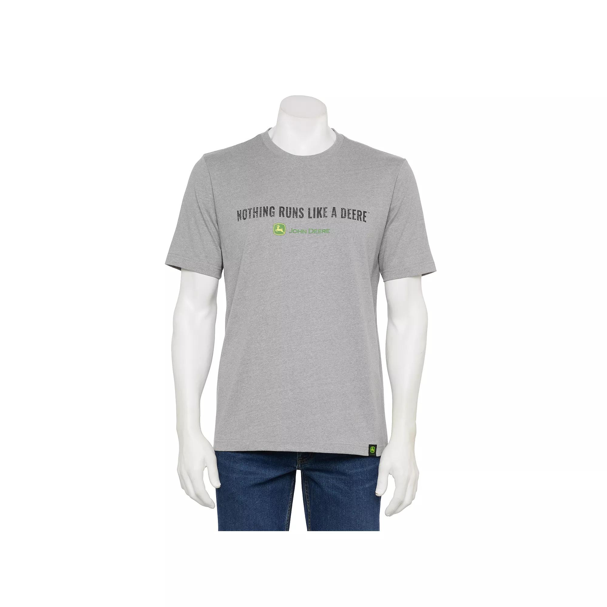 Men's John Deere Graphic T-Shirt, Size: Small, Grey Product Image