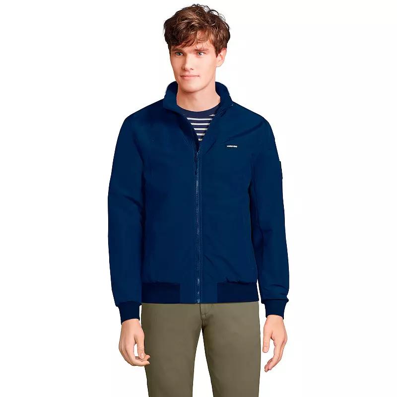 Big & Tall Lands' End Classic Squall Bomber Jacket, Men's,  Product Image