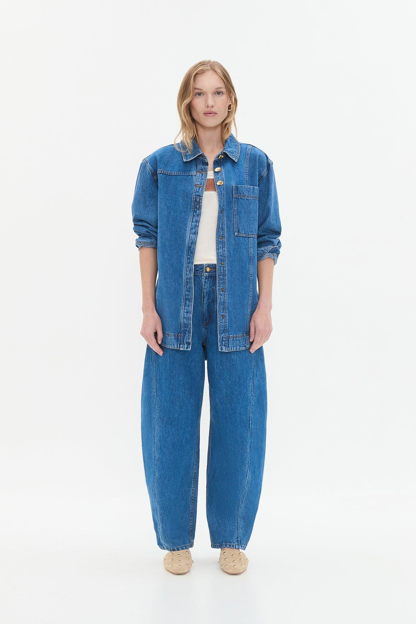 Rylan Long Sleeve Denim Shirt Product Image