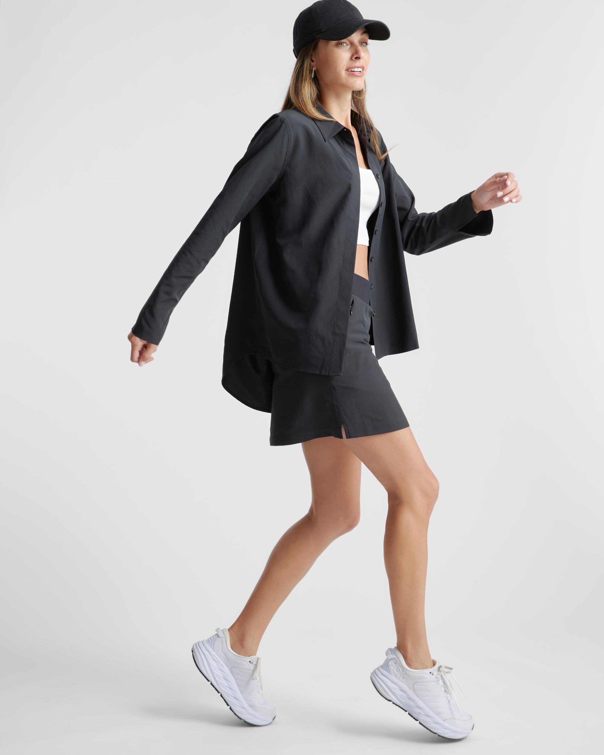 Quince | Women's Performance Tech Blouse Size XS, Recycled Polyester Product Image