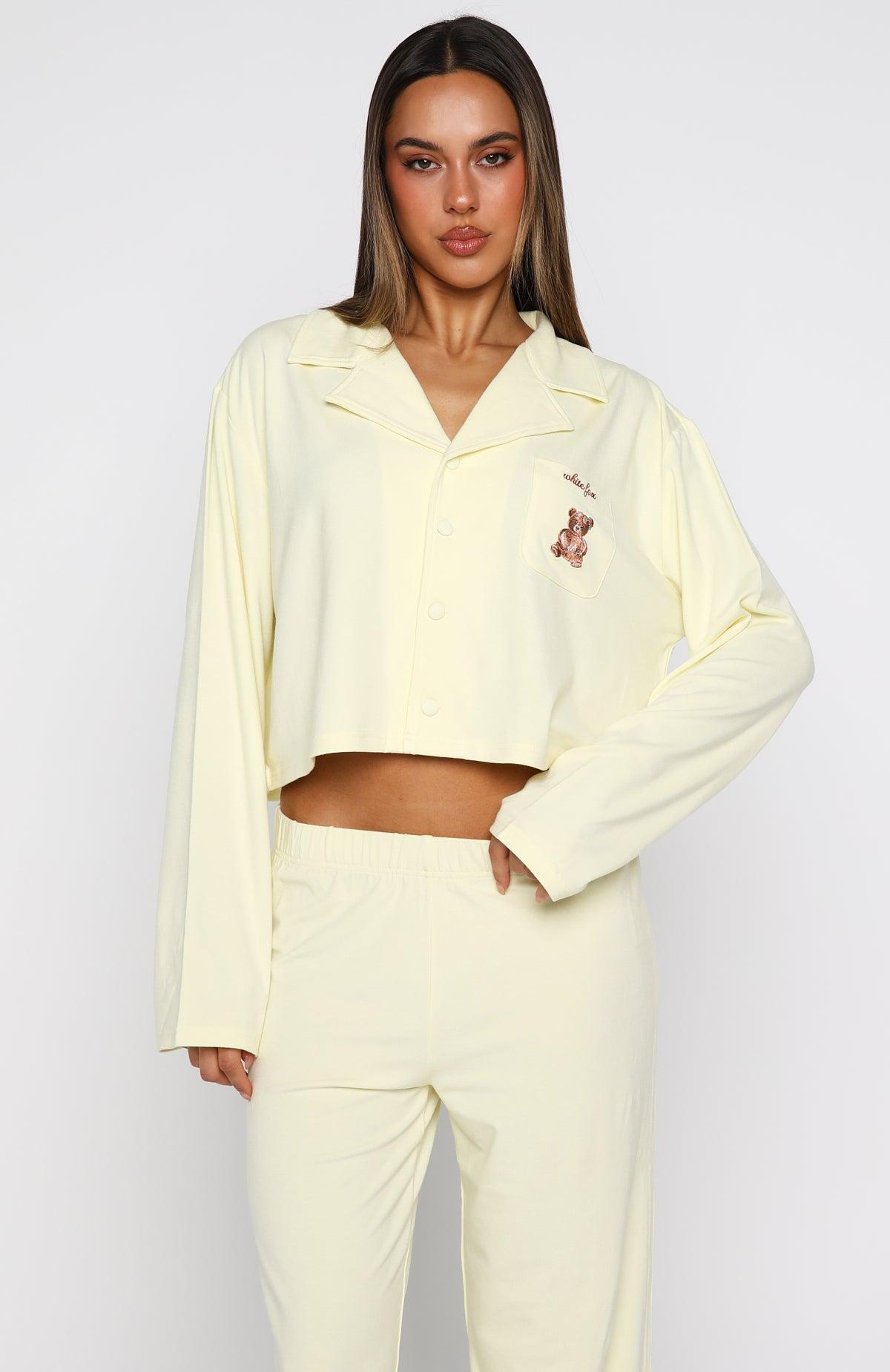 Bedtime Bliss Pyjama Set Lemon Product Image