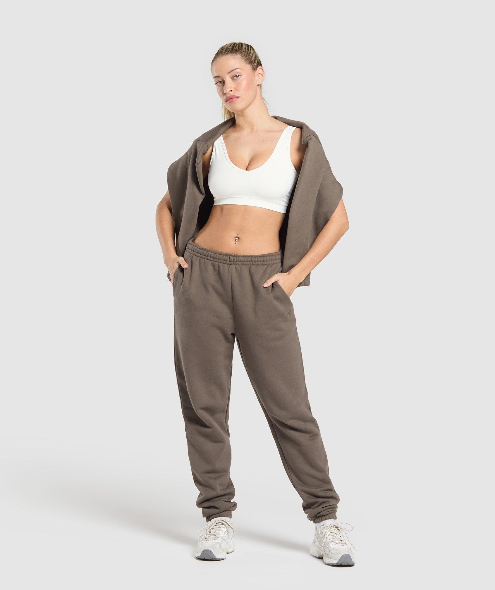 Gymshark Rest Day Sweats 2.0 Joggers - Camo Brown Female Product Image