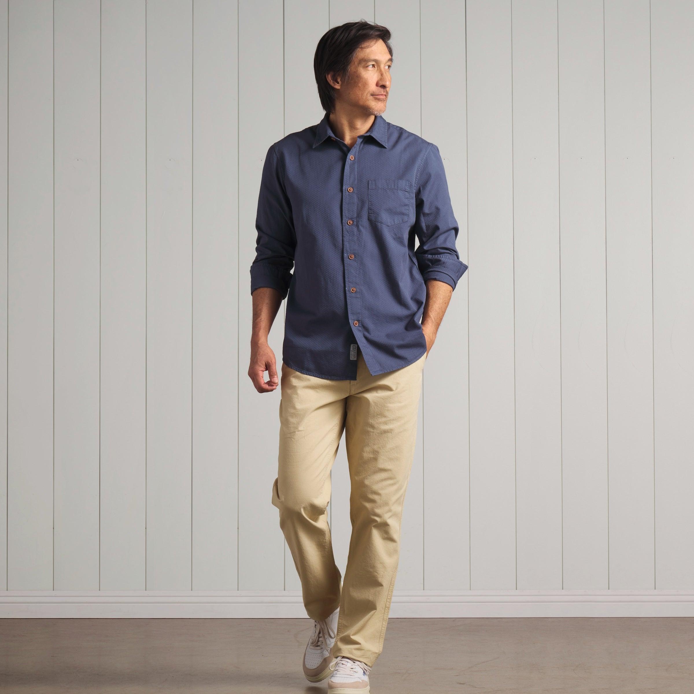 Lorenzo Dobby Weave Shirt - Old Navy Product Image