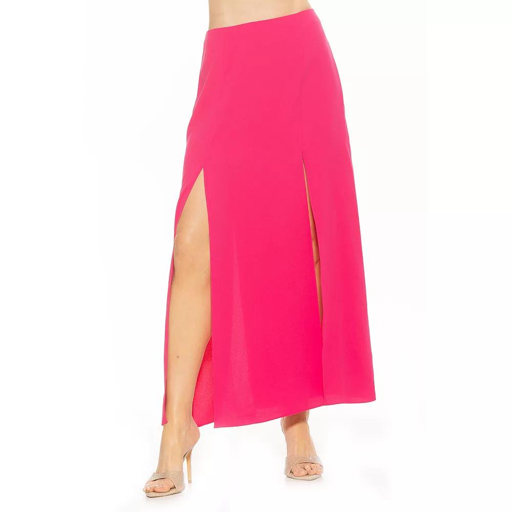 Women's ALEXIA ADMOR Sansa Side Slit Detail Maxi Pencil Skirt,  Product Image