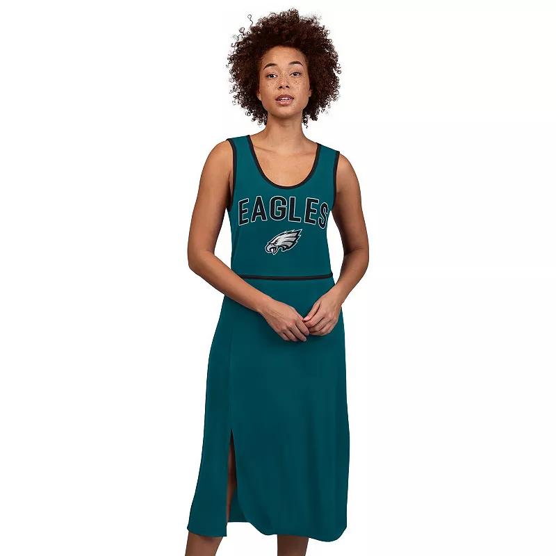 Women's G-III 4Her by Carl Banks Midnight Green Philadelphia Eagles Center Field Maxi Dress,  Product Image