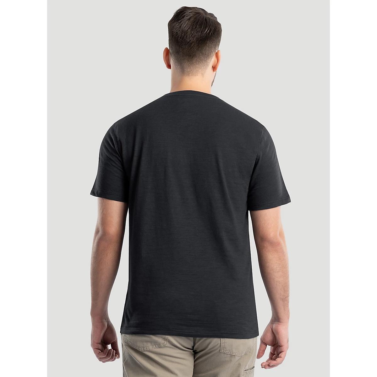 Men's Slub Knit Henley in Bright Product Image