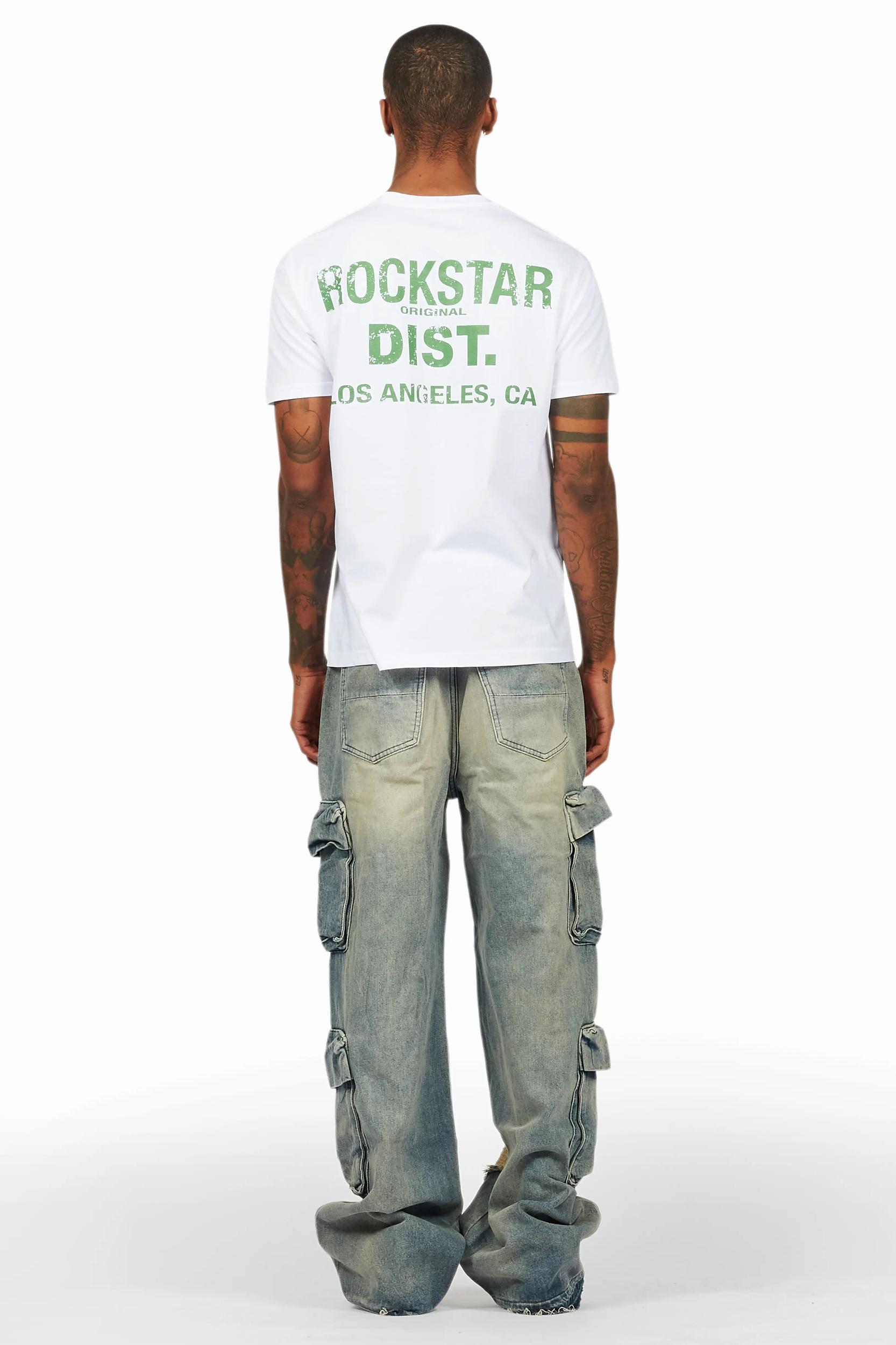 Peppe Blue Baggy Fit Jean Male Product Image