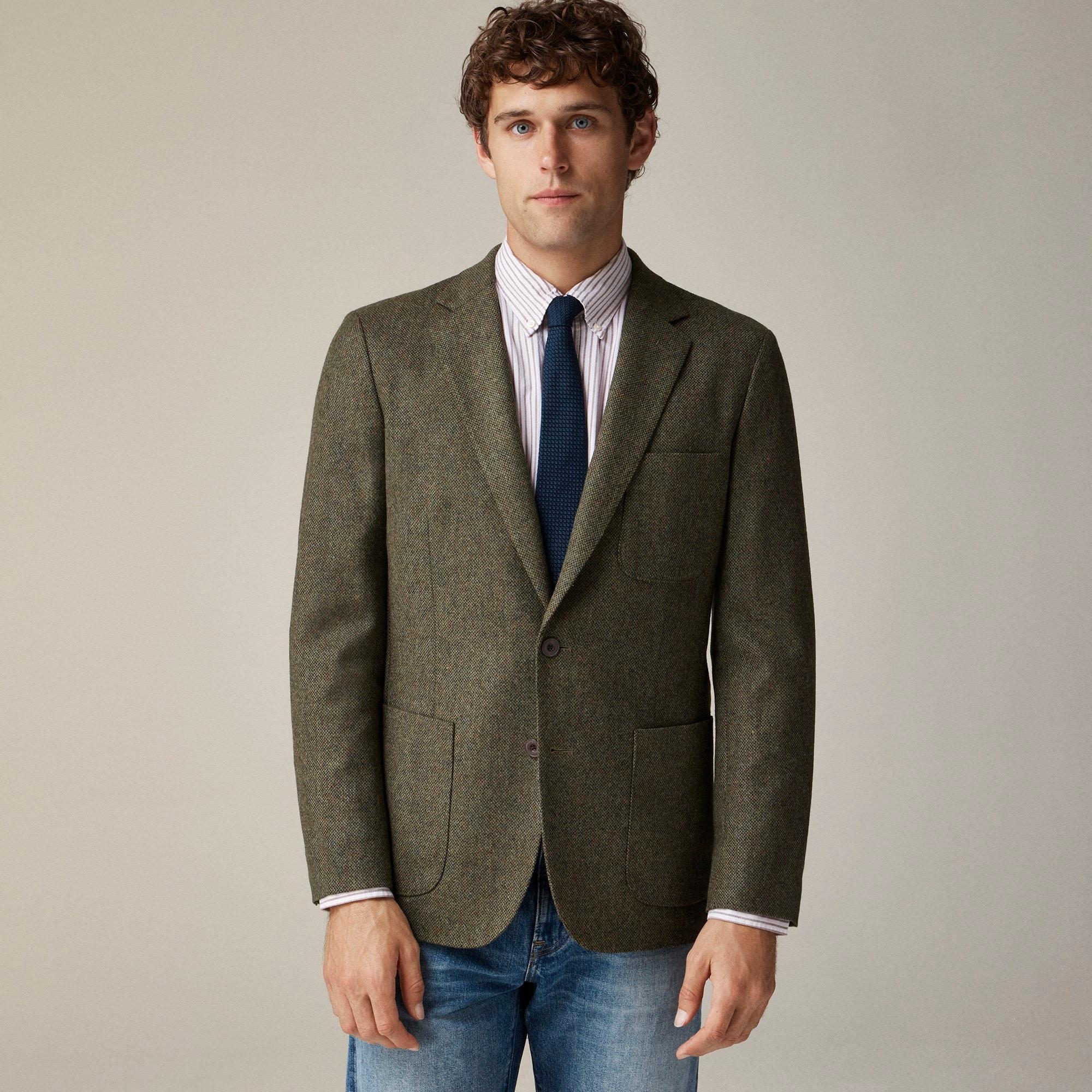 Ludlow Slim-fit blazer in English merino wool Product Image