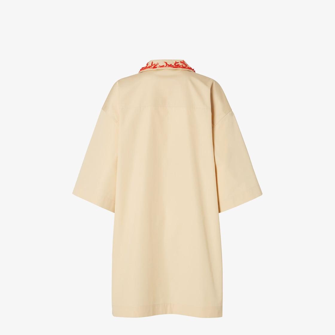 BaguetteWoven bag with Sea Garden embroideries Product Image