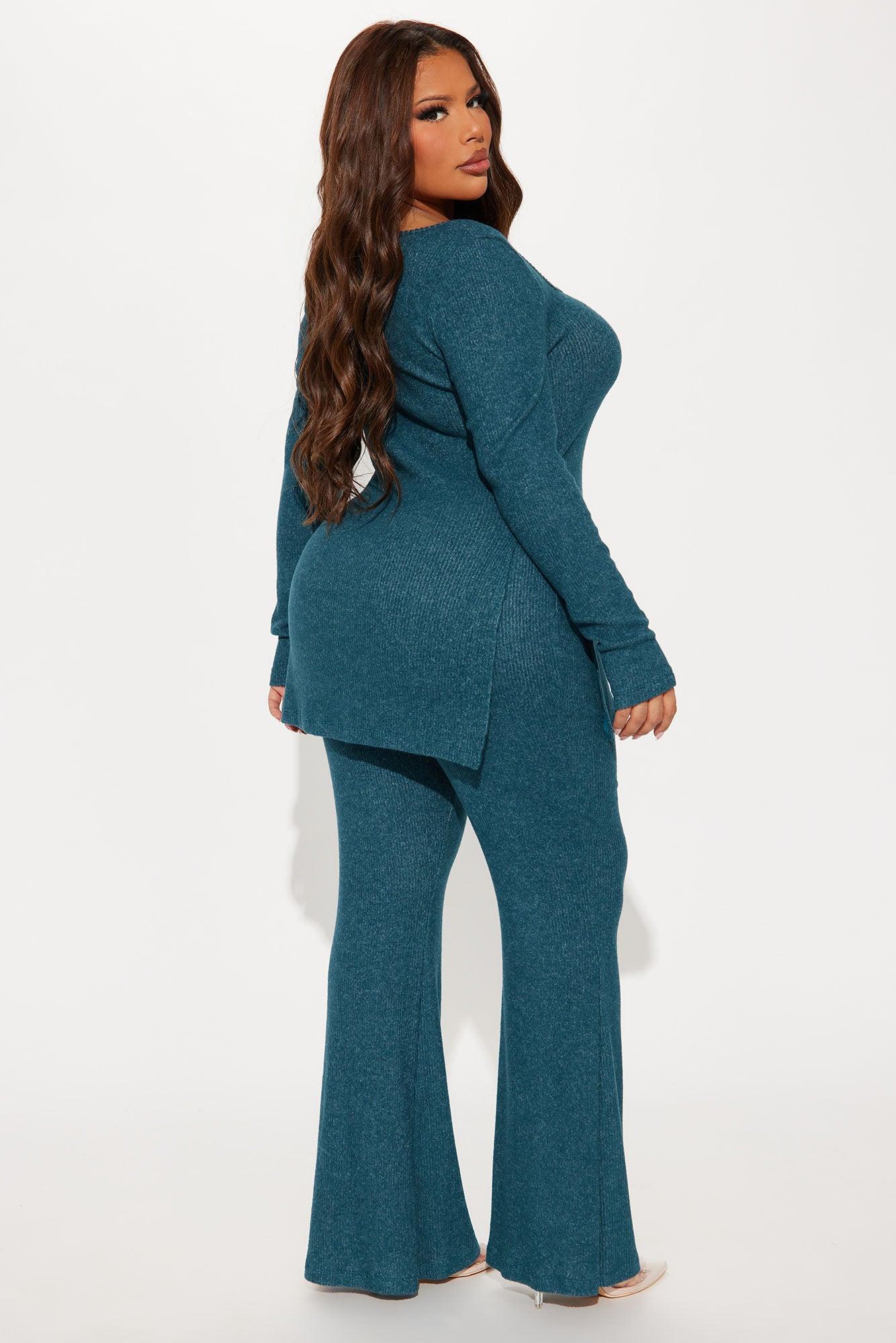 Chloe Cozy Pant Set - Hunter Product Image